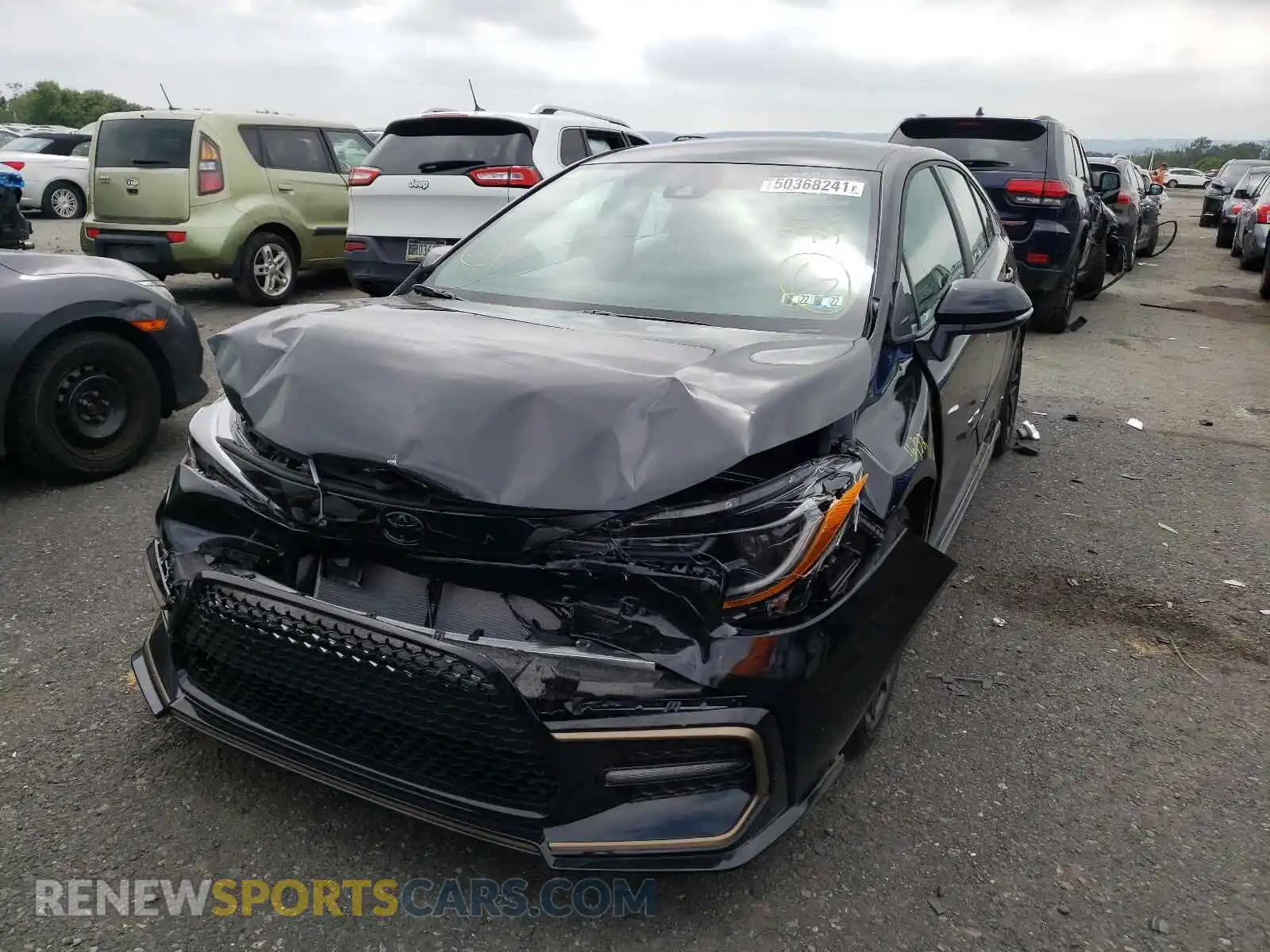 2 Photograph of a damaged car 5YFS4MCE8MP092868 TOYOTA COROLLA 2021