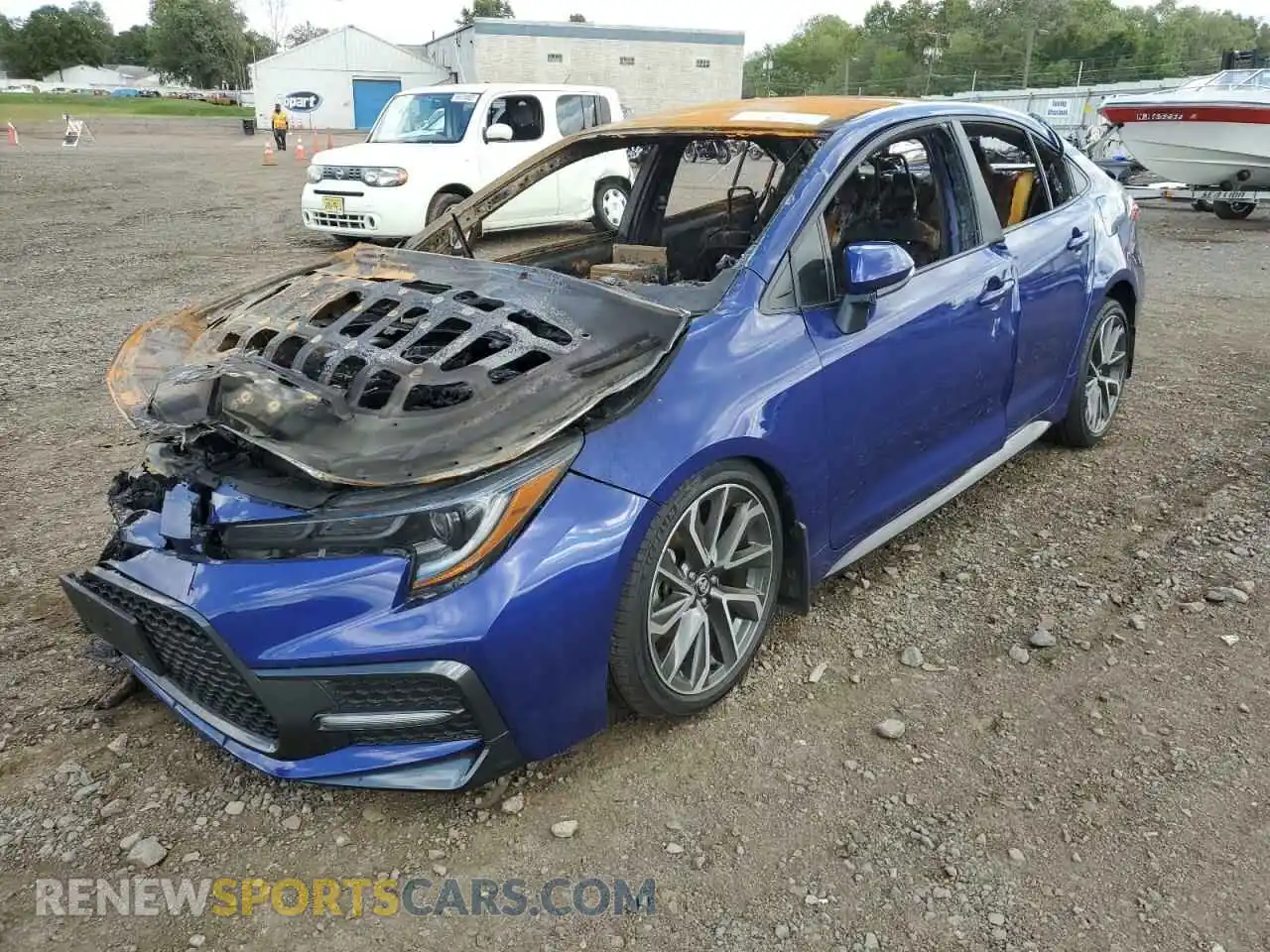 2 Photograph of a damaged car 5YFS4MCE8MP093535 TOYOTA COROLLA 2021