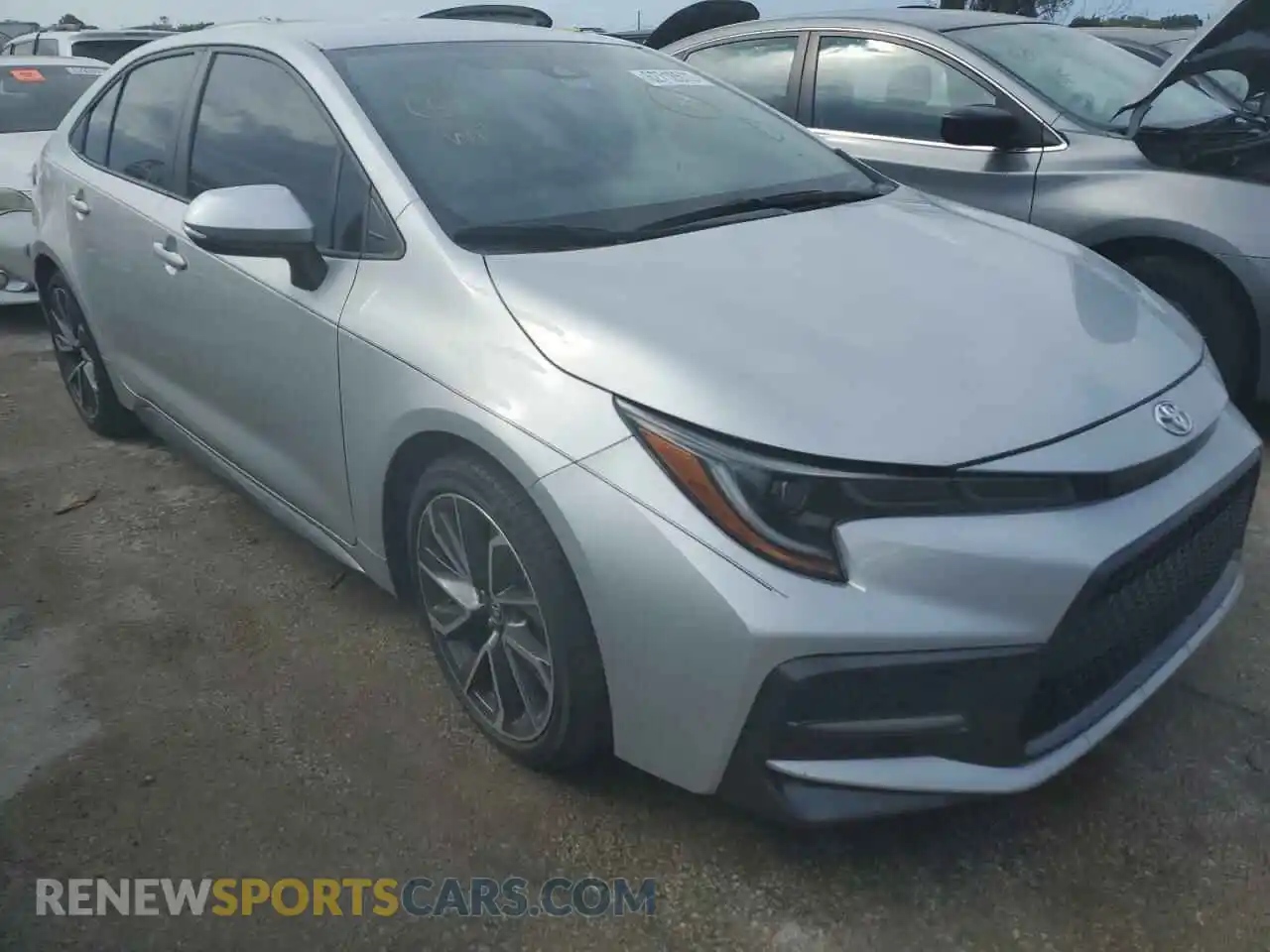 1 Photograph of a damaged car 5YFS4MCE9MP062147 TOYOTA COROLLA 2021