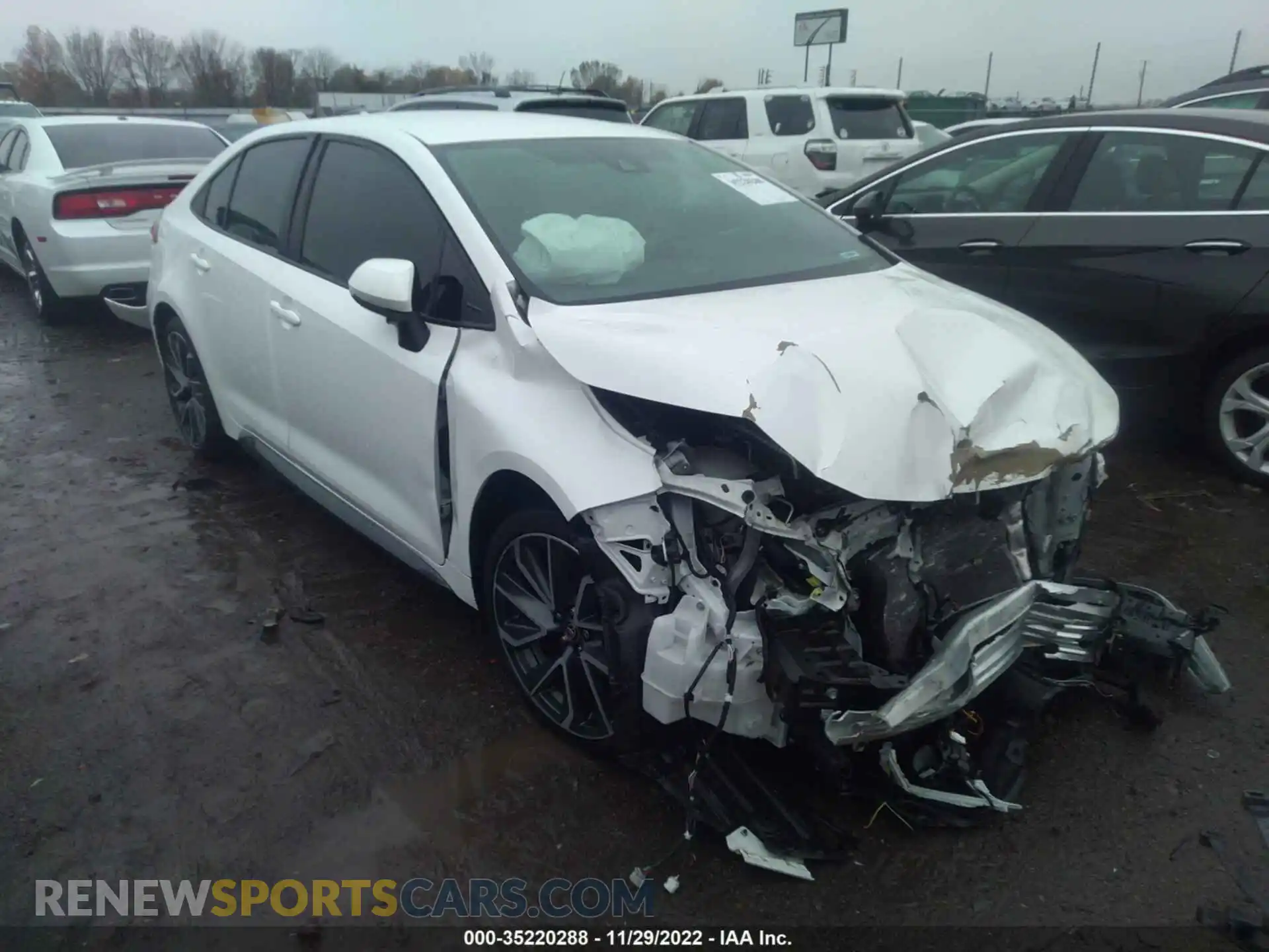 1 fotografías del automóvil dañado 5YFS4MCE9MP062326 TOYOTA COROLLA 2021