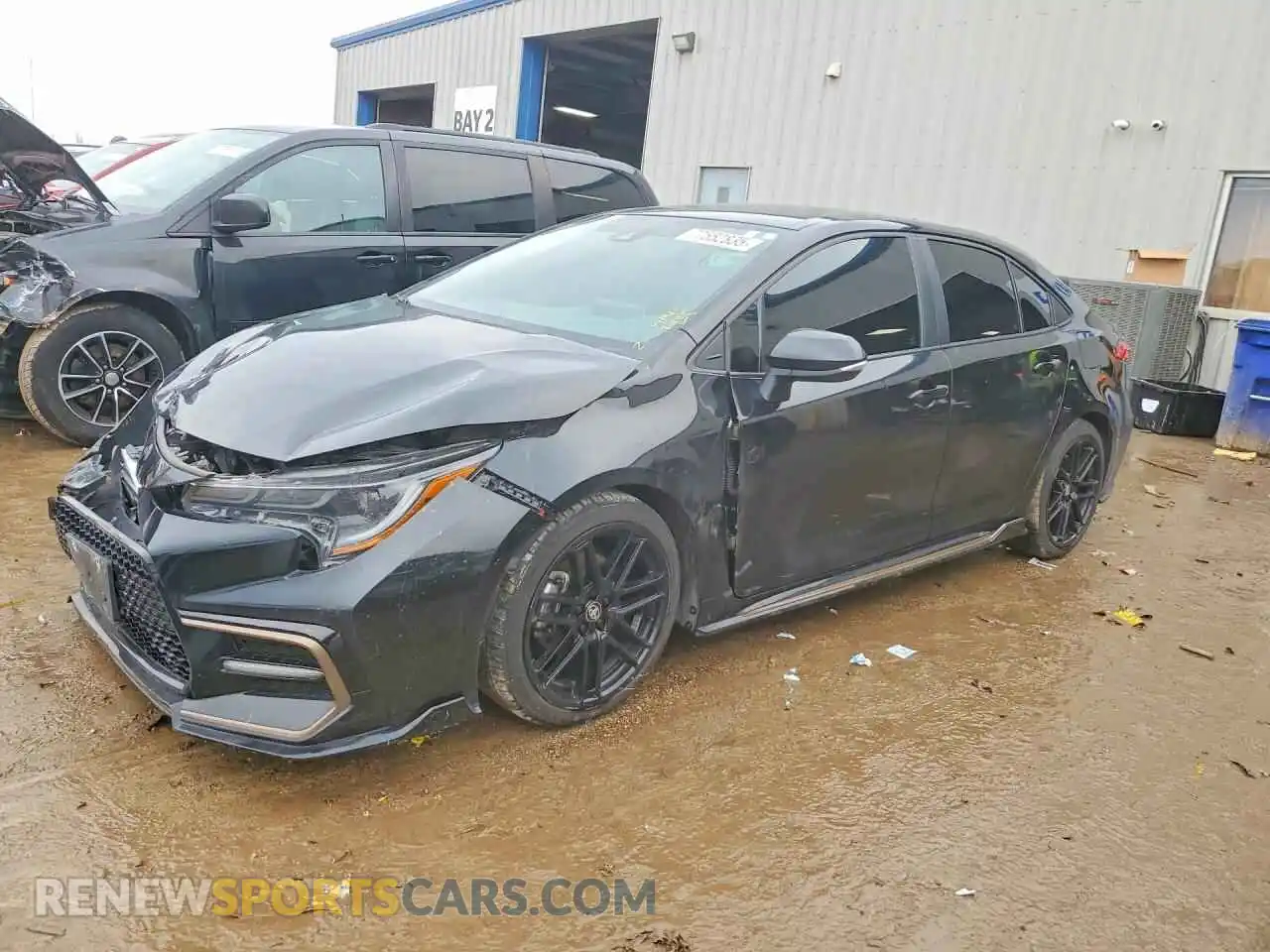 1 Photograph of a damaged car 5YFS4MCE9MP068143 TOYOTA COROLLA 2021