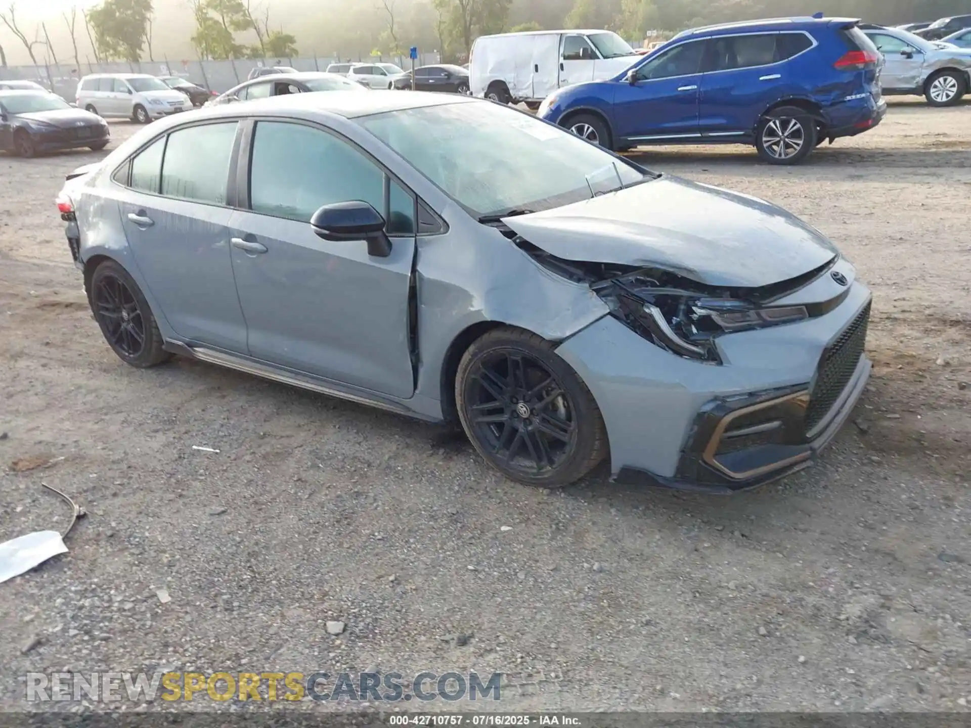 1 Photograph of a damaged car 5YFS4MCE9MP069633 TOYOTA COROLLA 2021