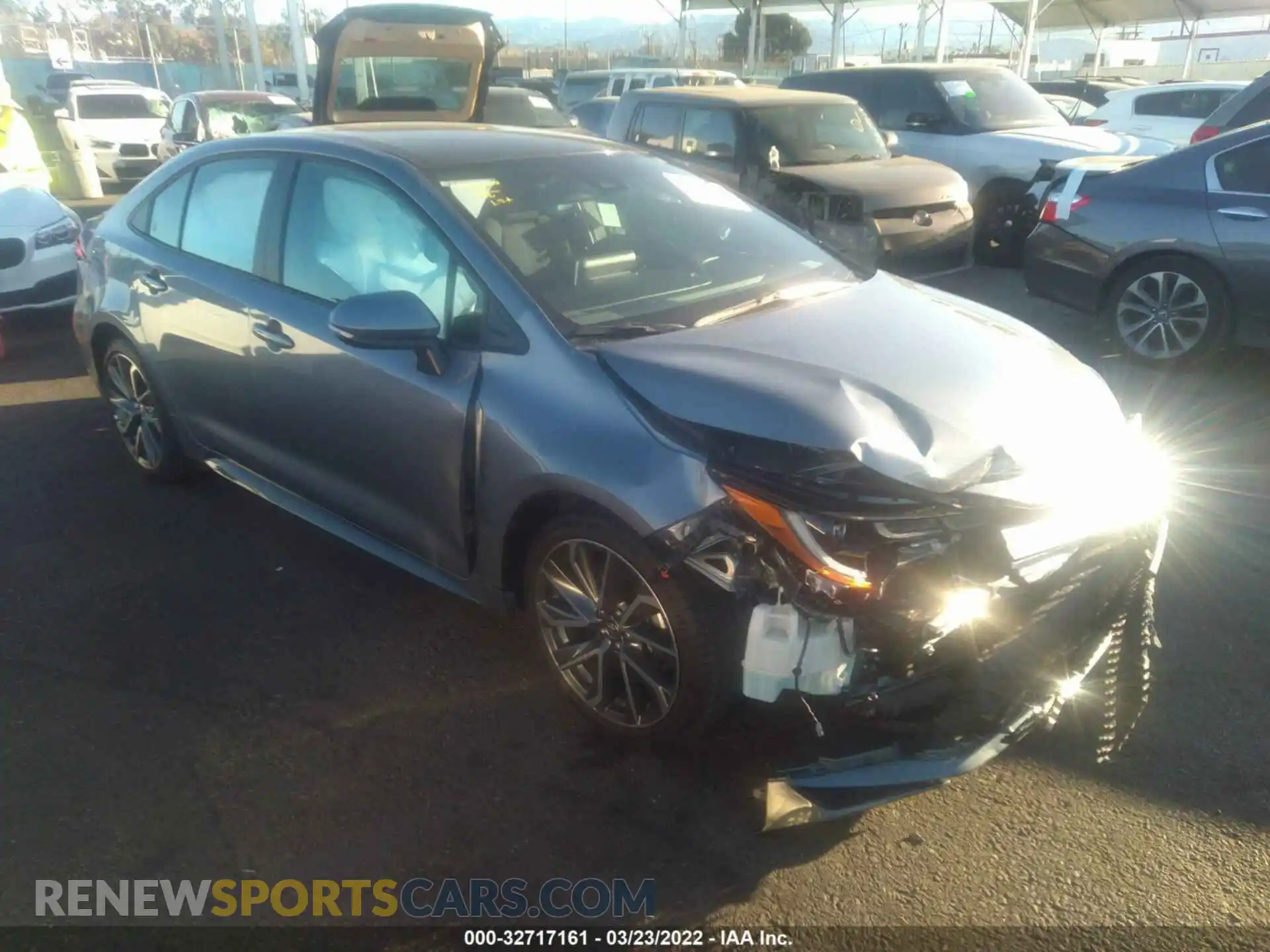 1 Photograph of a damaged car 5YFS4MCE9MP070832 TOYOTA COROLLA 2021