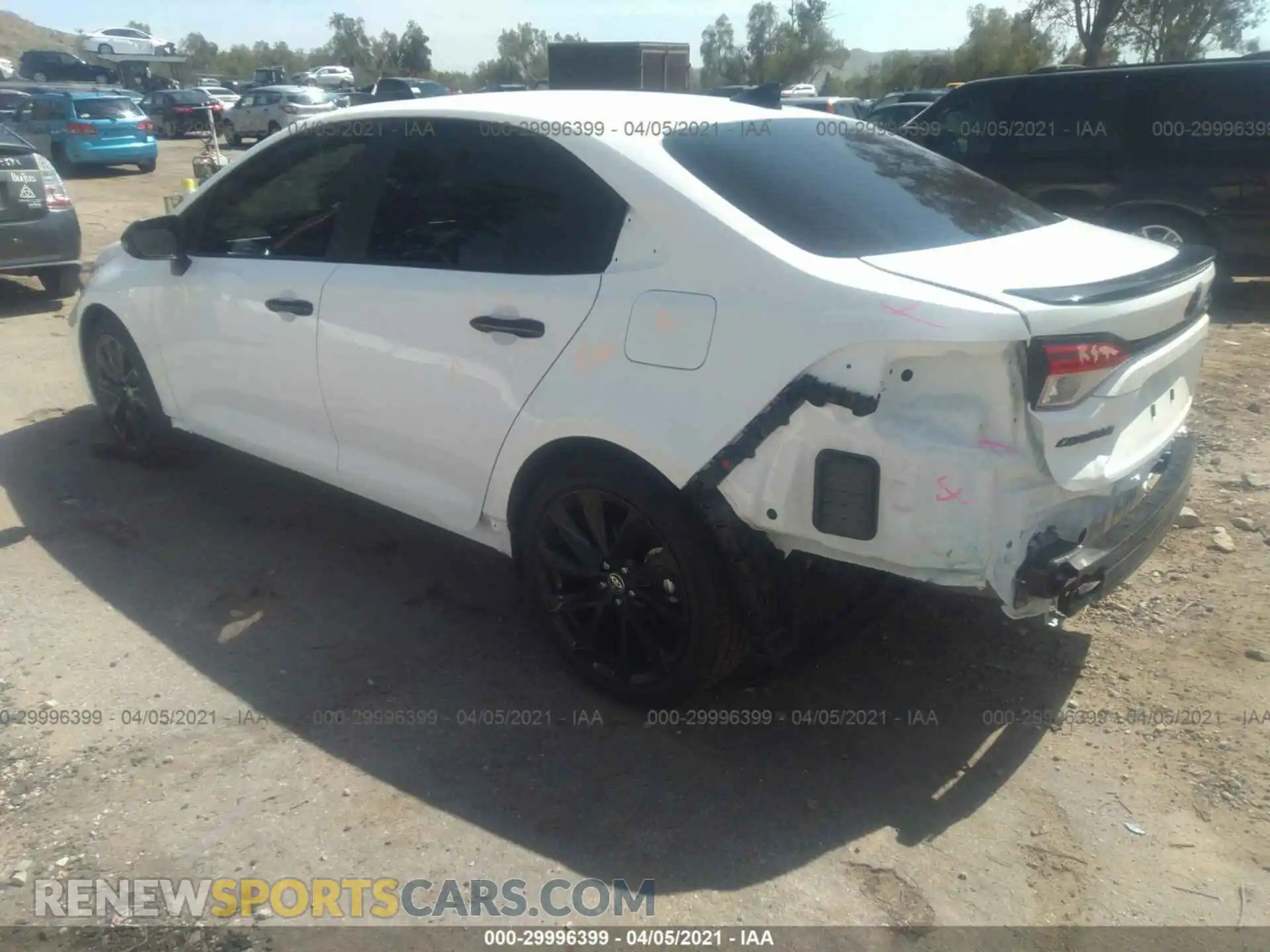 3 Фотография поврежденного автомобиля 5YFS4MCE9MP075125 TOYOTA COROLLA 2021