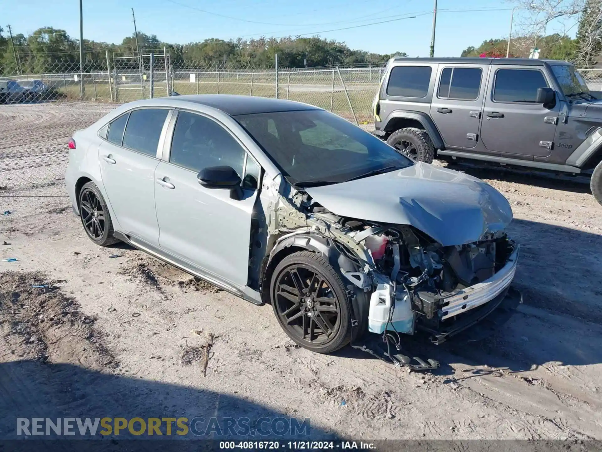 1 Photograph of a damaged car 5YFS4MCE9MP079398 TOYOTA COROLLA 2021