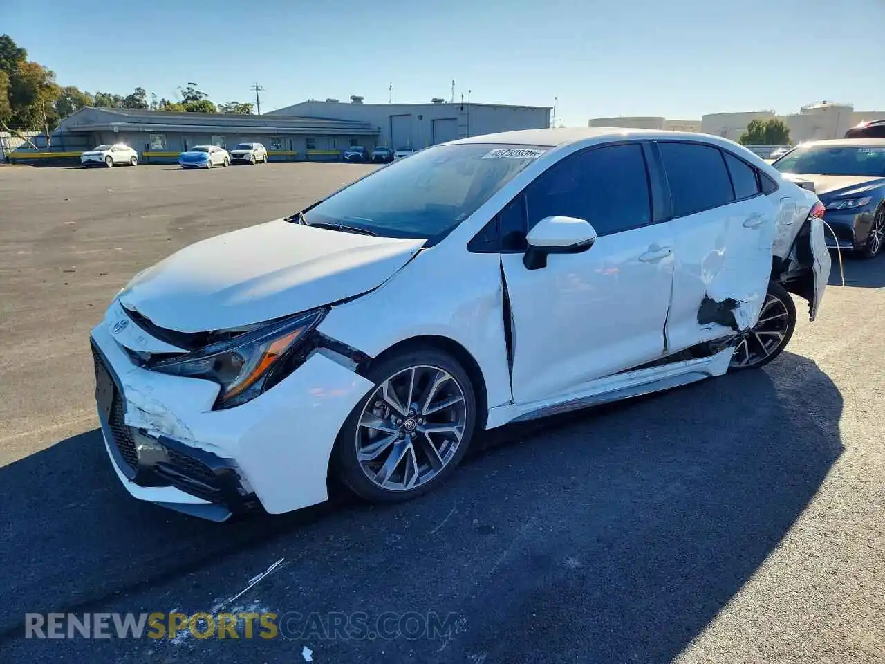 1 Photograph of a damaged car 5YFS4MCE9MP079451 TOYOTA COROLLA 2021