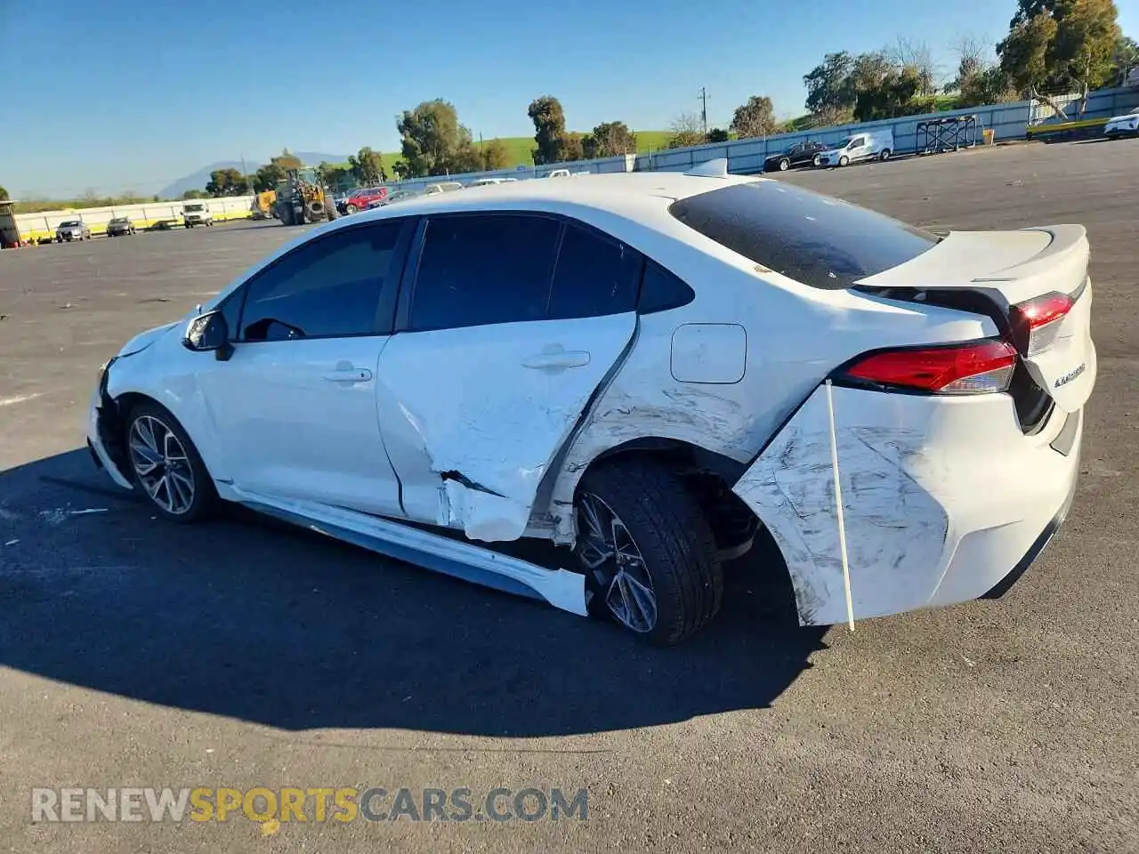 2 Photograph of a damaged car 5YFS4MCE9MP079451 TOYOTA COROLLA 2021