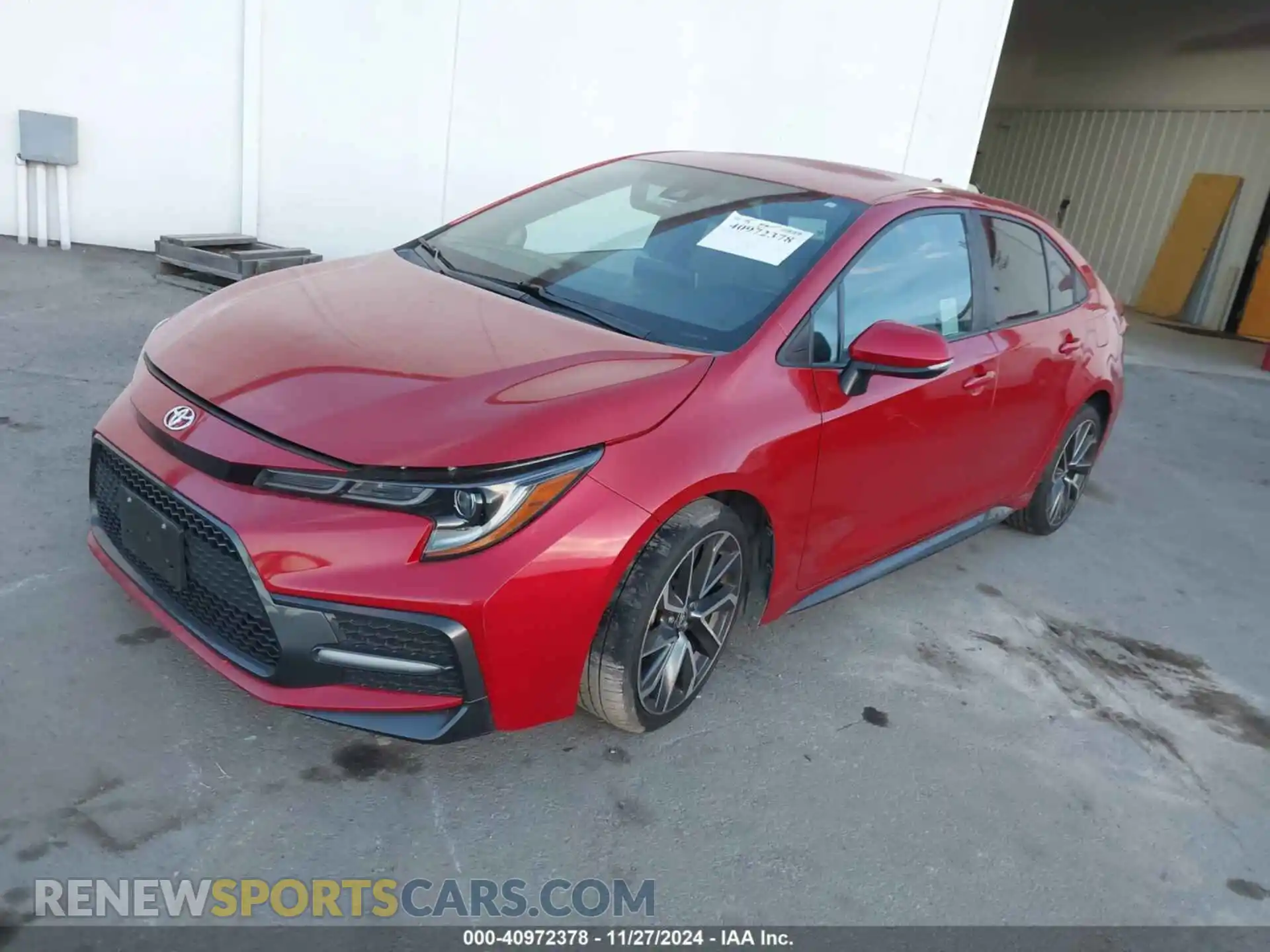 2 Photograph of a damaged car 5YFS4MCE9MP081829 TOYOTA COROLLA 2021