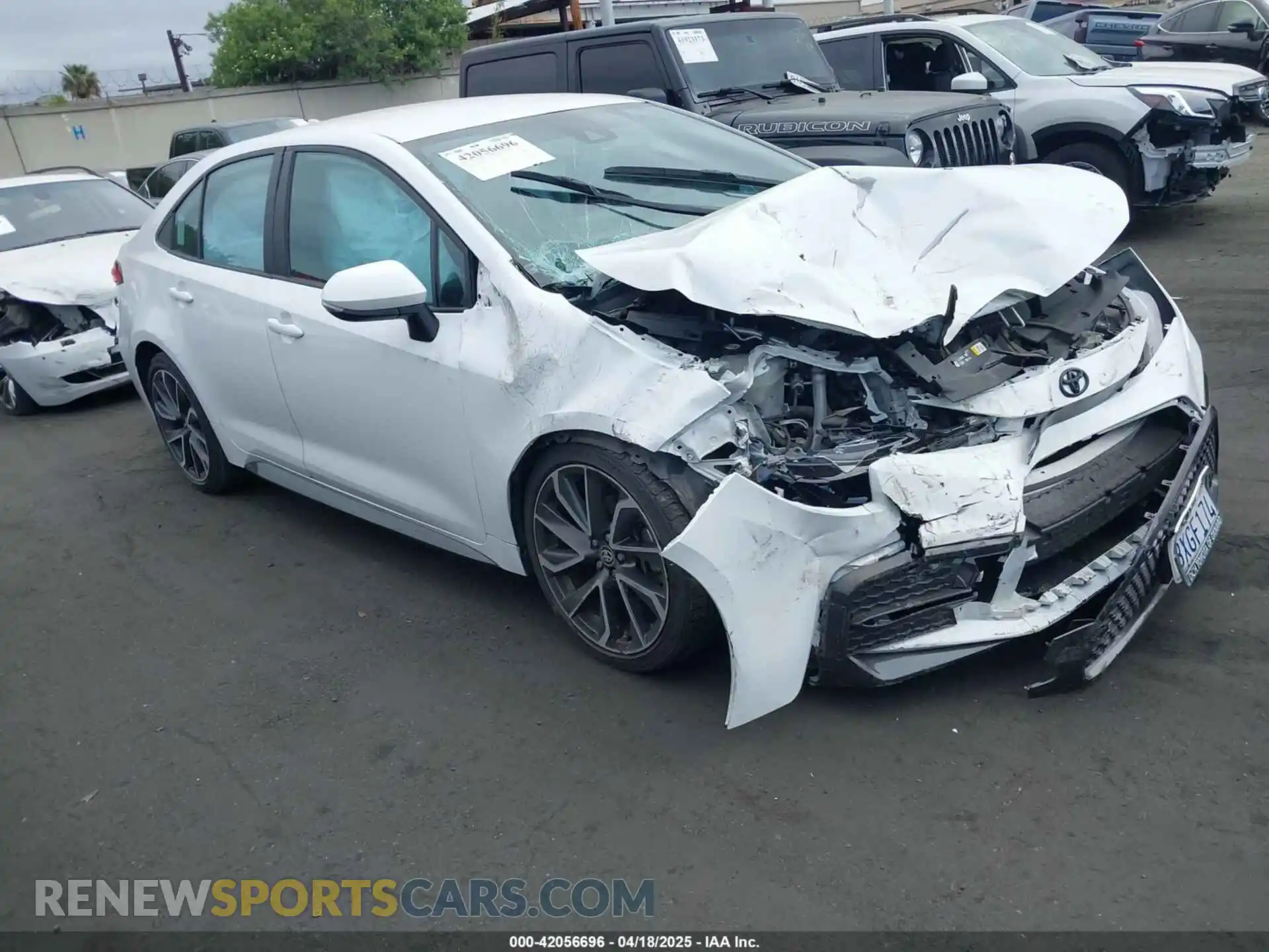 1 Photograph of a damaged car 5YFS4MCE9MP084276 TOYOTA COROLLA 2021