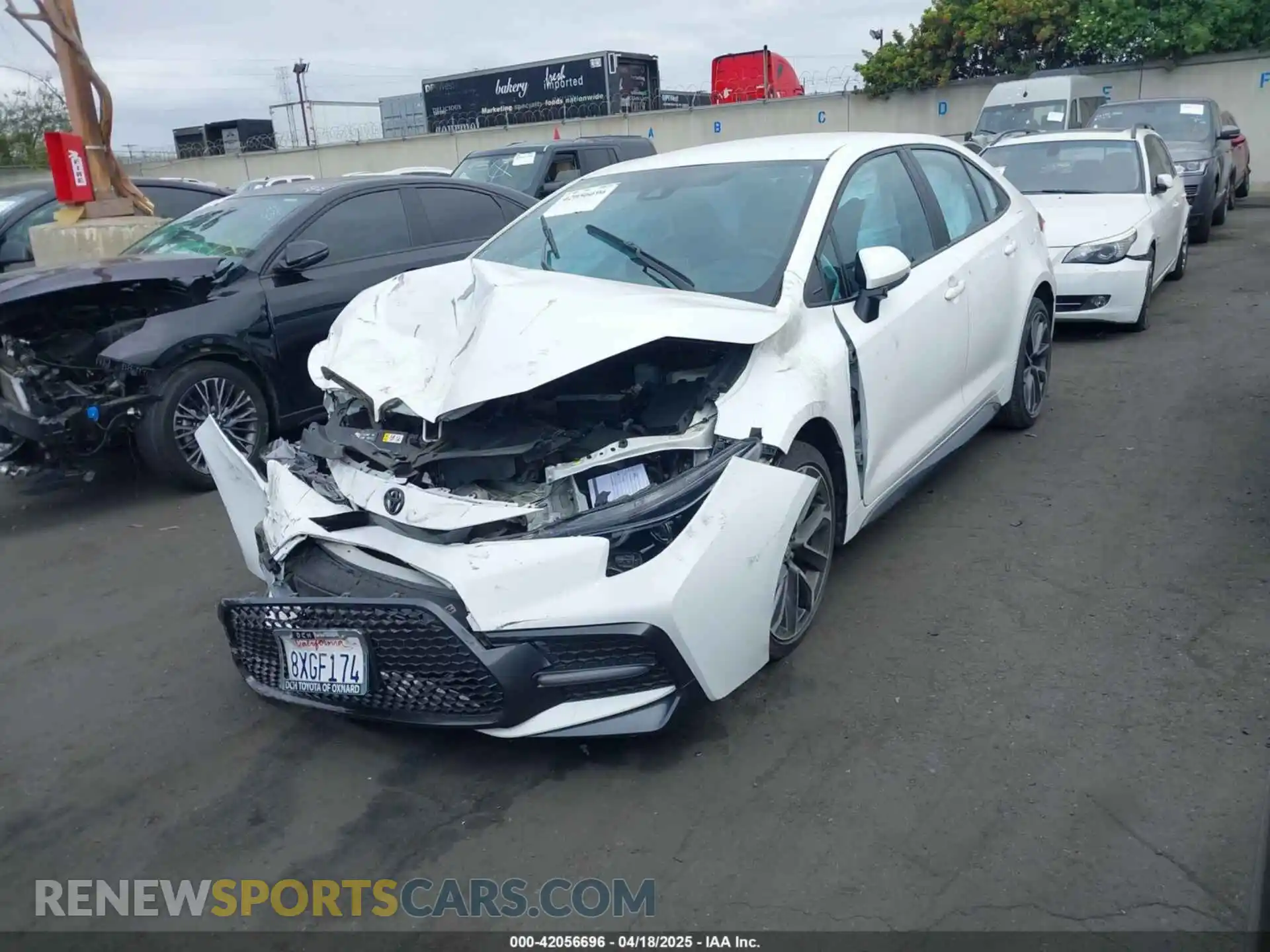2 Photograph of a damaged car 5YFS4MCE9MP084276 TOYOTA COROLLA 2021