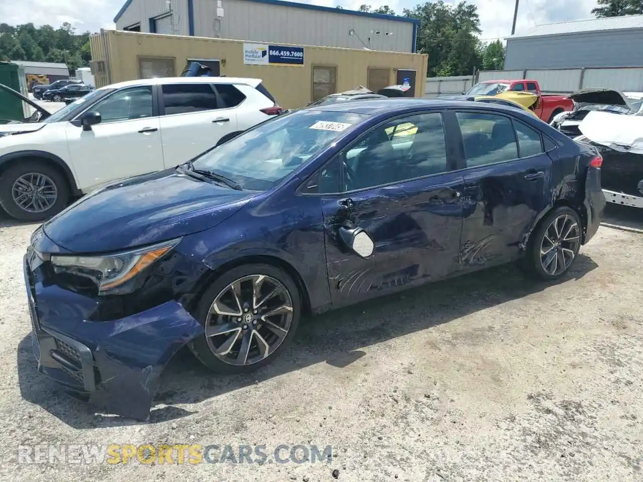 1 Photograph of a damaged car 5YFS4MCE9MP084603 TOYOTA COROLLA 2021