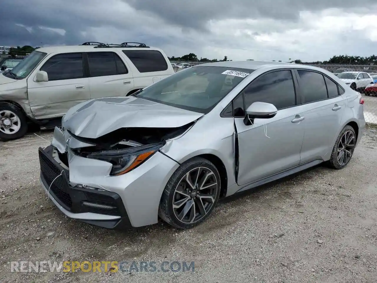 1 Photograph of a damaged car 5YFS4MCE9MP085122 TOYOTA COROLLA 2021
