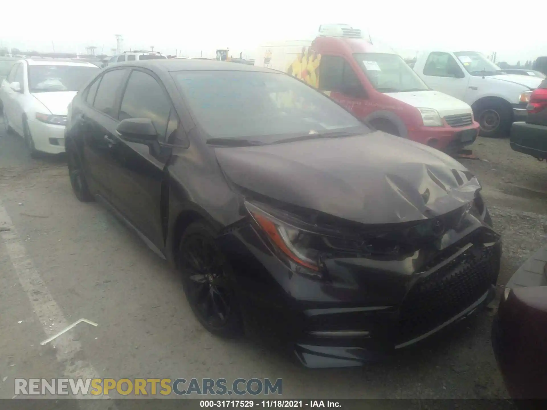 1 Photograph of a damaged car 5YFS4MCE9MP088523 TOYOTA COROLLA 2021