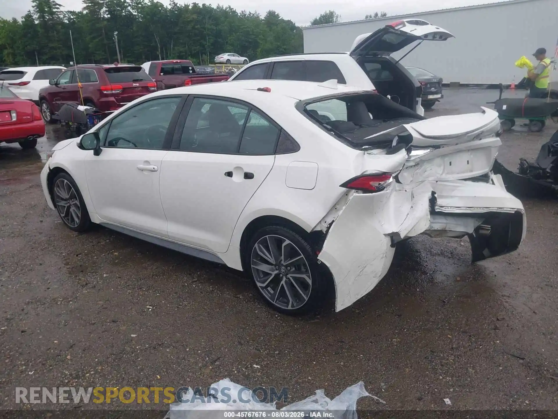 3 fotografías del automóvil dañado 5YFS4MCE9MP088540 TOYOTA COROLLA 2021