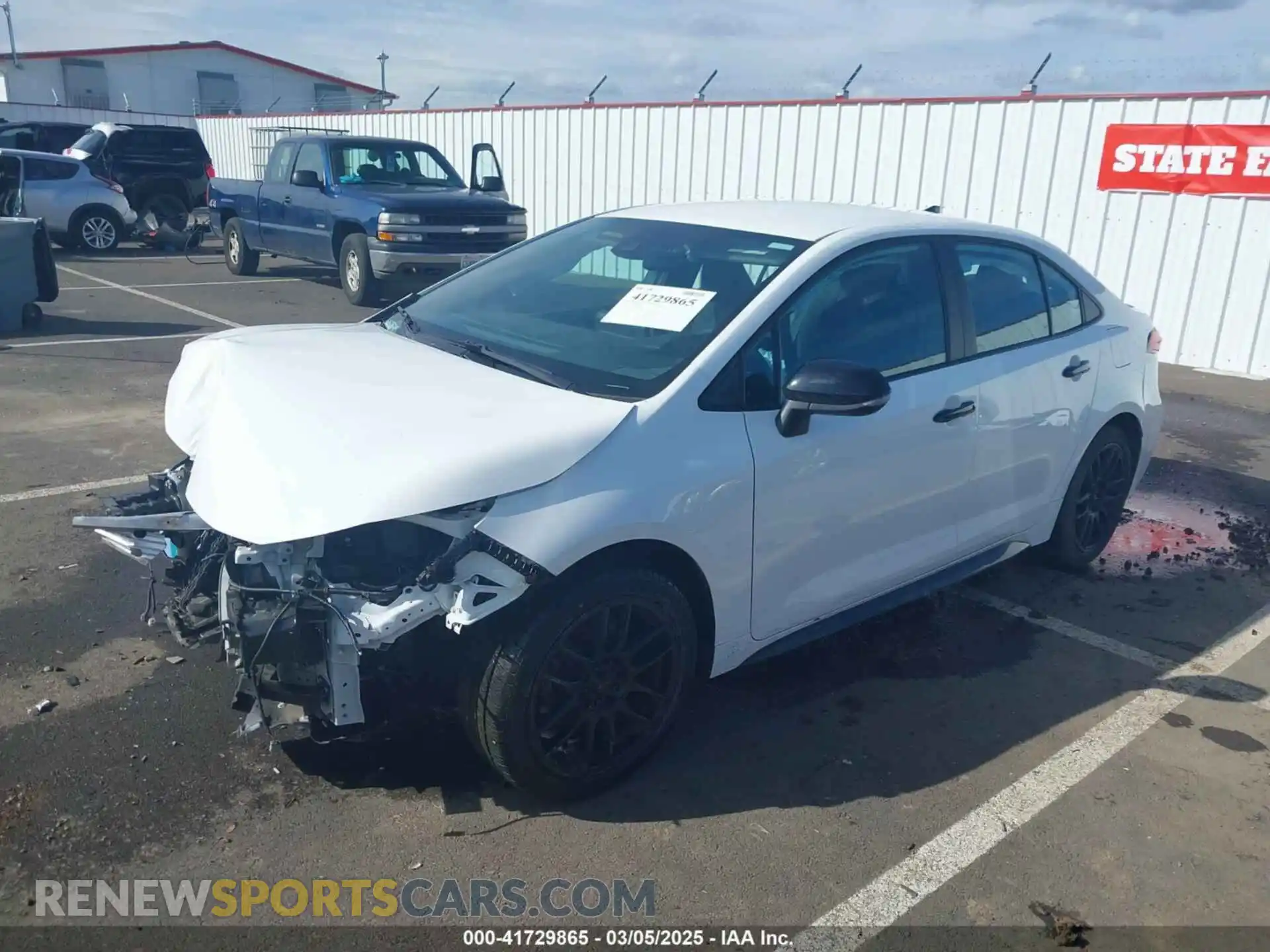 2 Photograph of a damaged car 5YFS4MCE9MP090854 TOYOTA COROLLA 2021