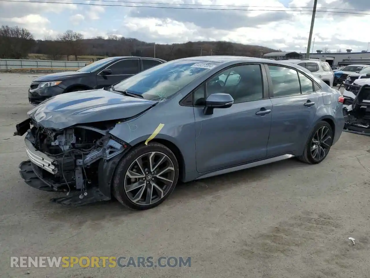 1 Photograph of a damaged car 5YFS4MCE9MP094080 TOYOTA COROLLA 2021