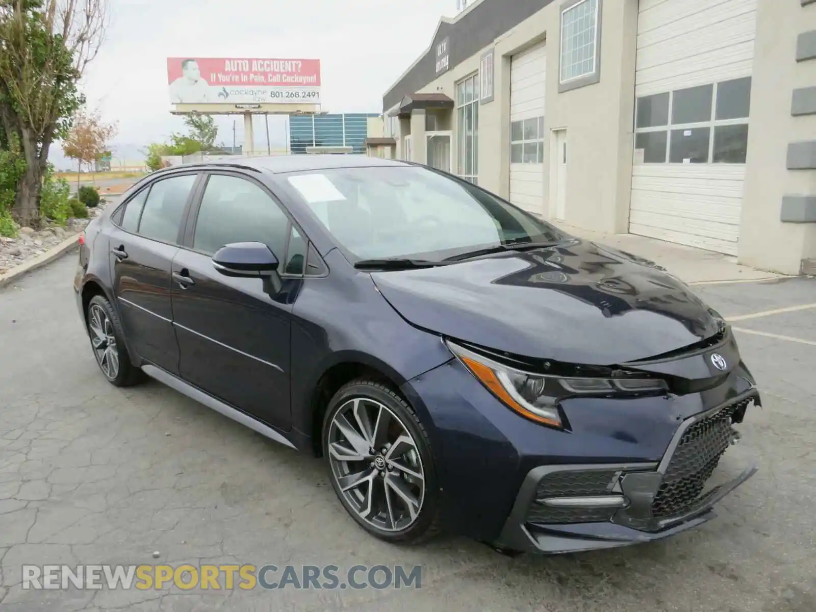 1 Photograph of a damaged car 5YFS4MCEXMP057829 TOYOTA COROLLA 2021
