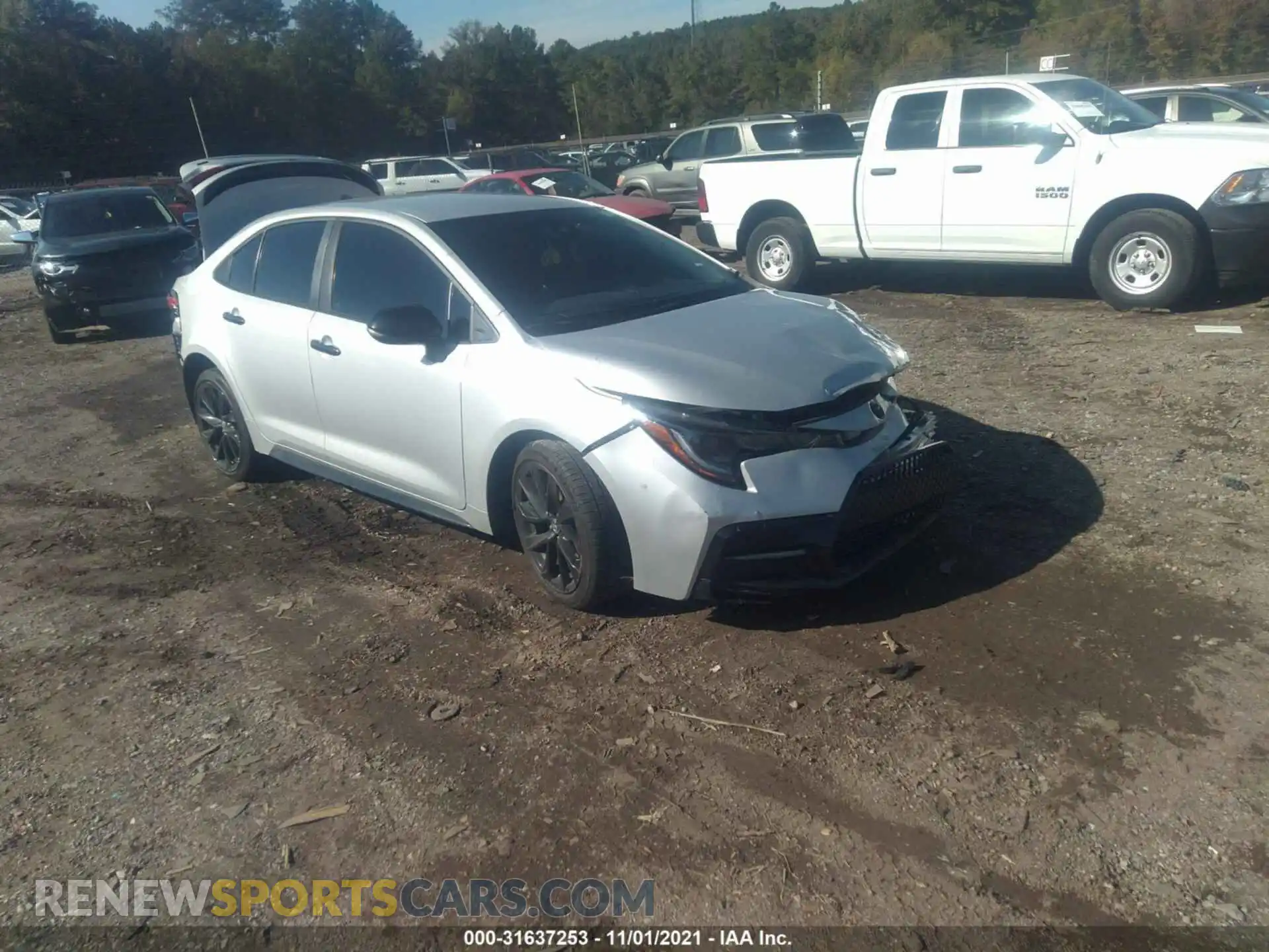 1 Photograph of a damaged car 5YFS4MCEXMP058639 TOYOTA COROLLA 2021
