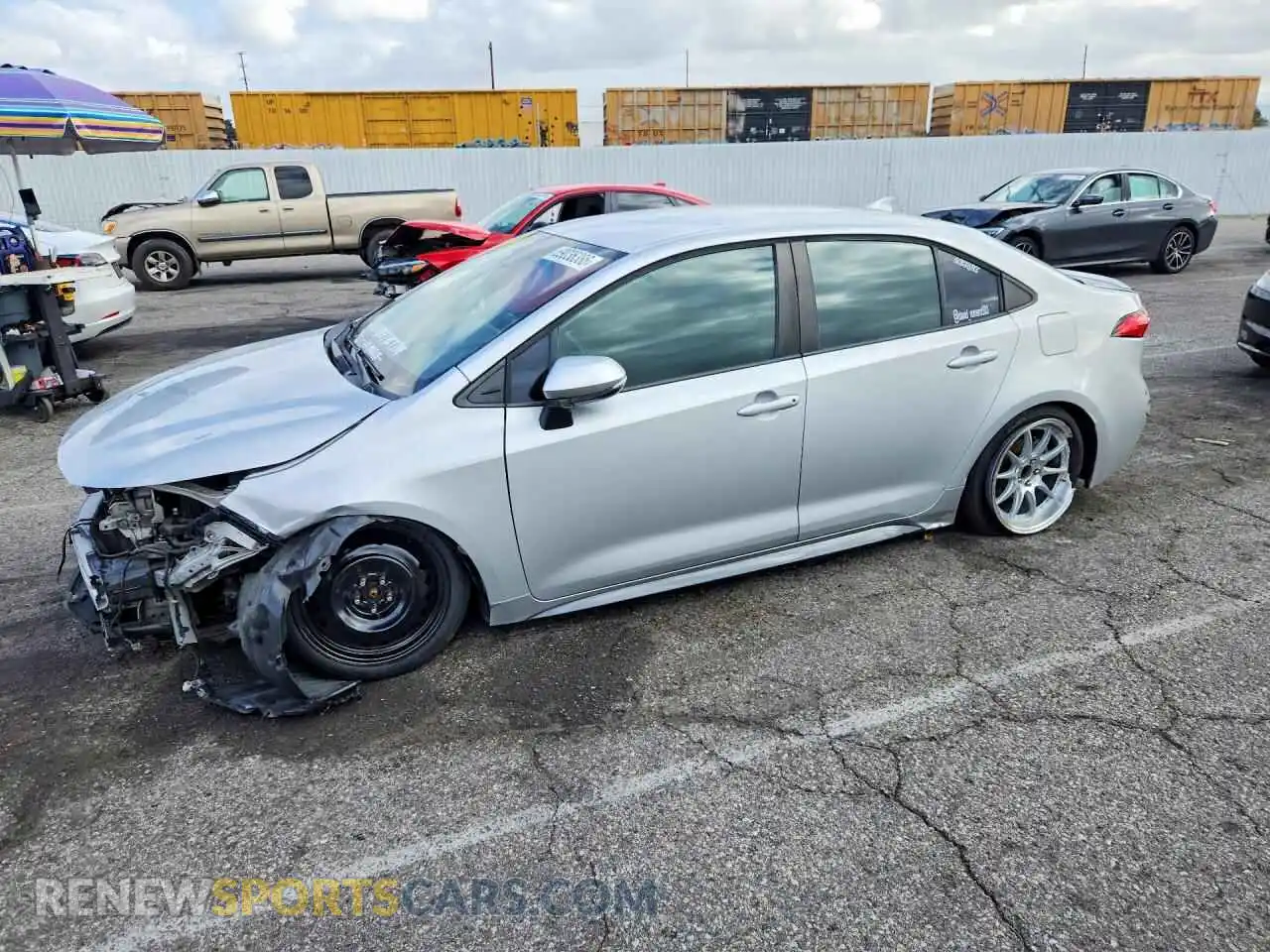 1 Photograph of a damaged car 5YFS4MCEXMP059791 TOYOTA COROLLA 2021