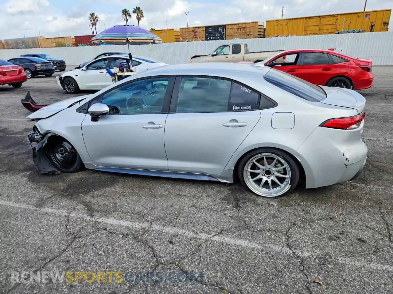 2 Photograph of a damaged car 5YFS4MCEXMP059791 TOYOTA COROLLA 2021