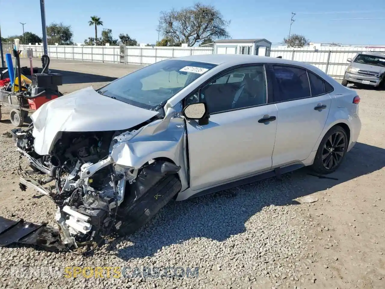 1 Photograph of a damaged car 5YFS4MCEXMP063887 TOYOTA COROLLA 2021