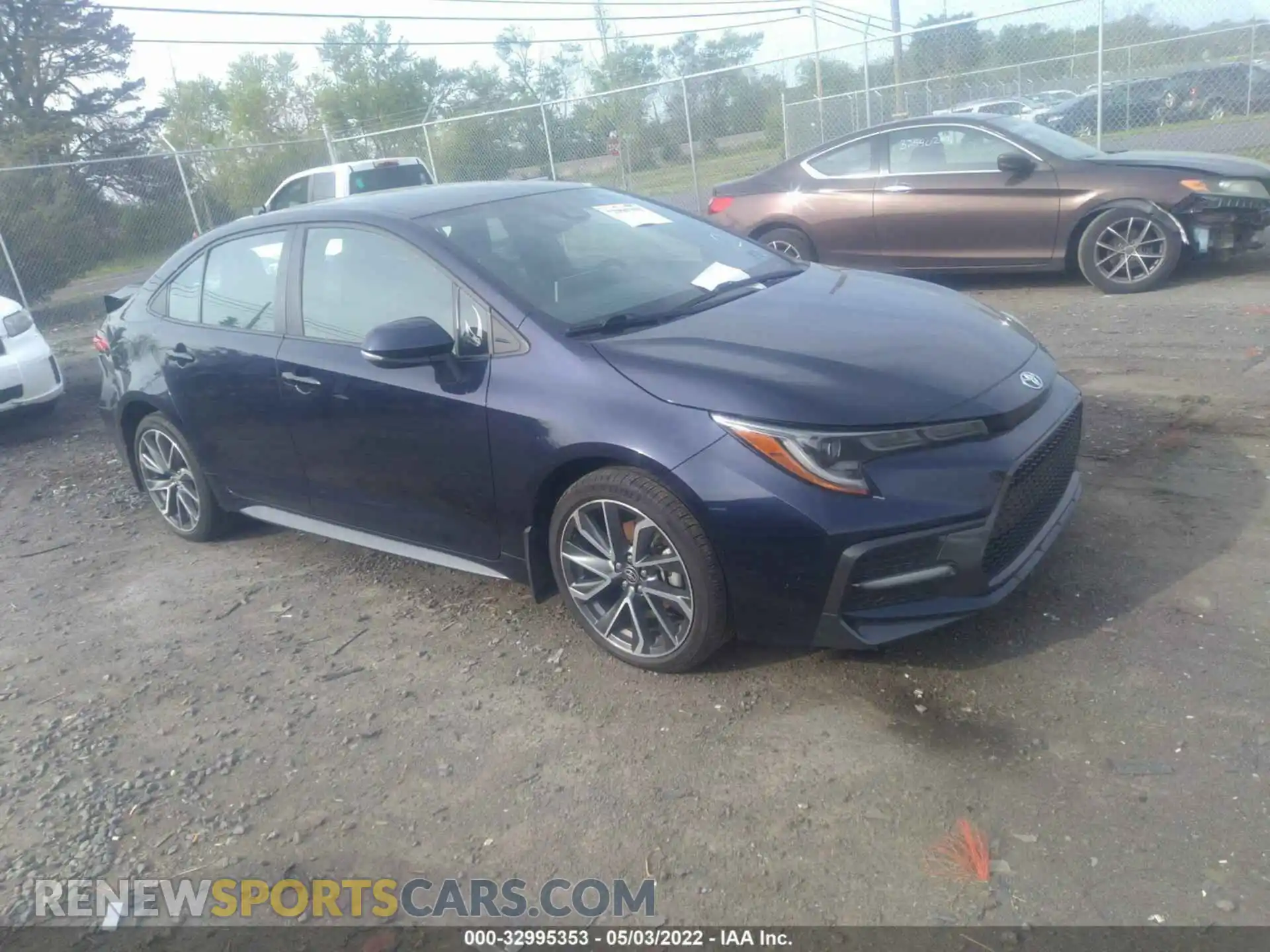 1 Photograph of a damaged car 5YFS4MCEXMP063890 TOYOTA COROLLA 2021