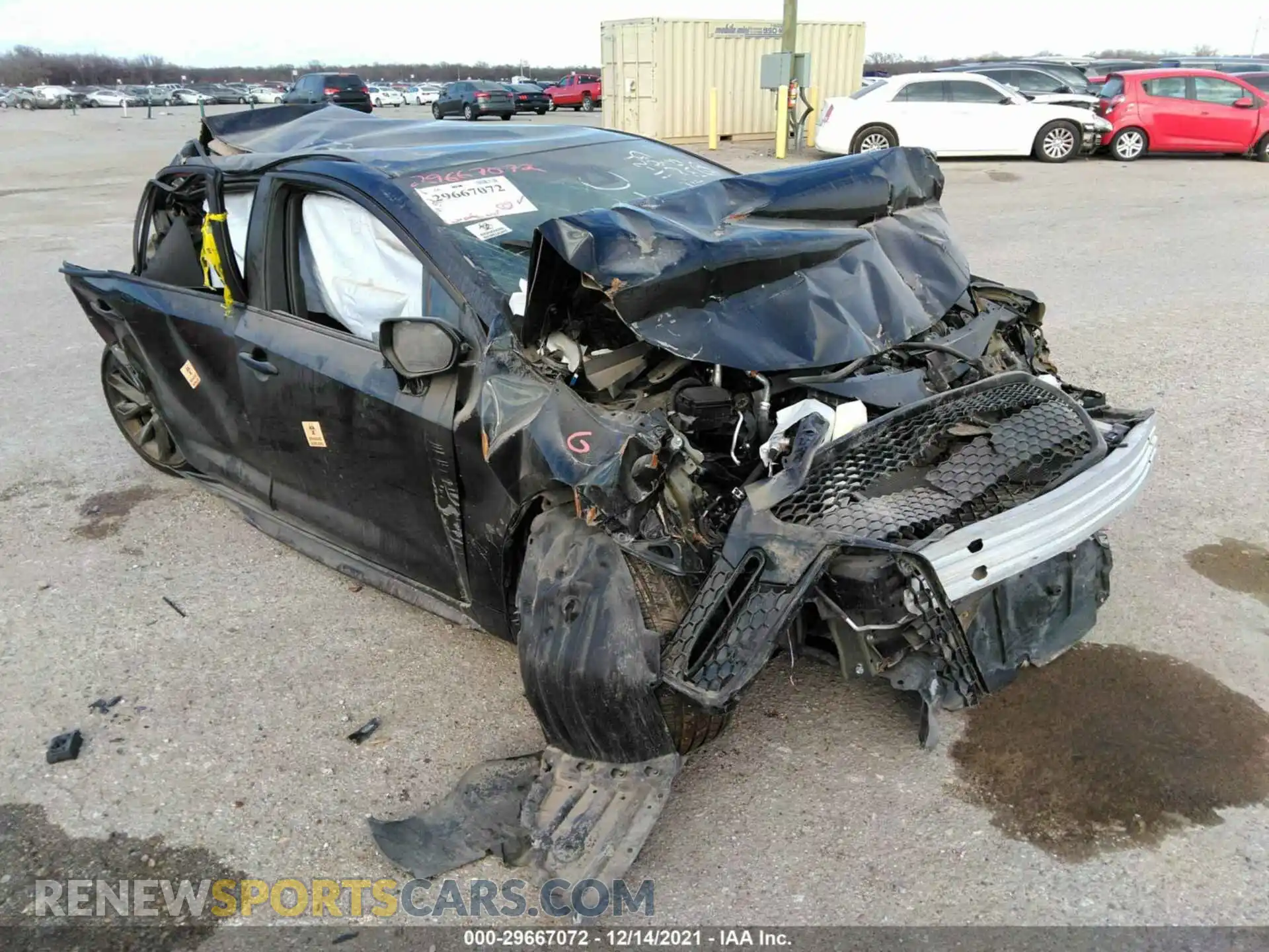 1 Photograph of a damaged car 5YFS4MCEXMP064473 TOYOTA COROLLA 2021