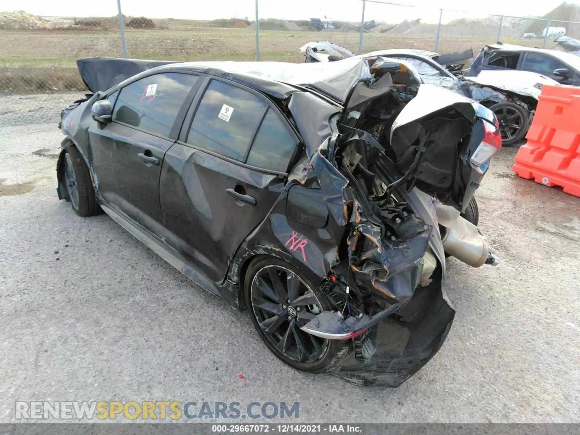 3 Photograph of a damaged car 5YFS4MCEXMP064473 TOYOTA COROLLA 2021