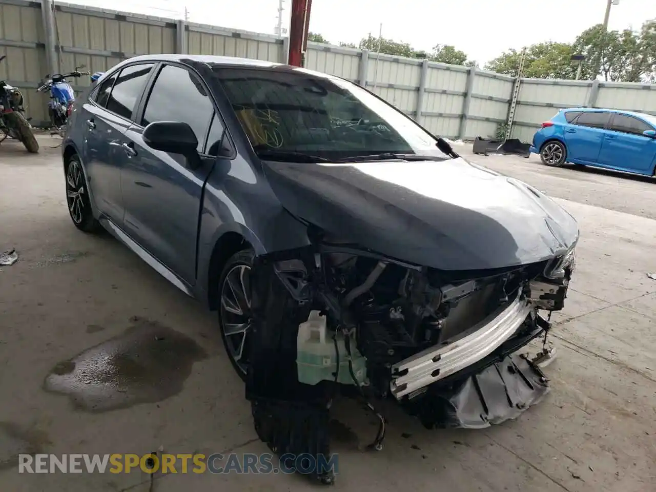 1 Photograph of a damaged car 5YFS4MCEXMP068216 TOYOTA COROLLA 2021