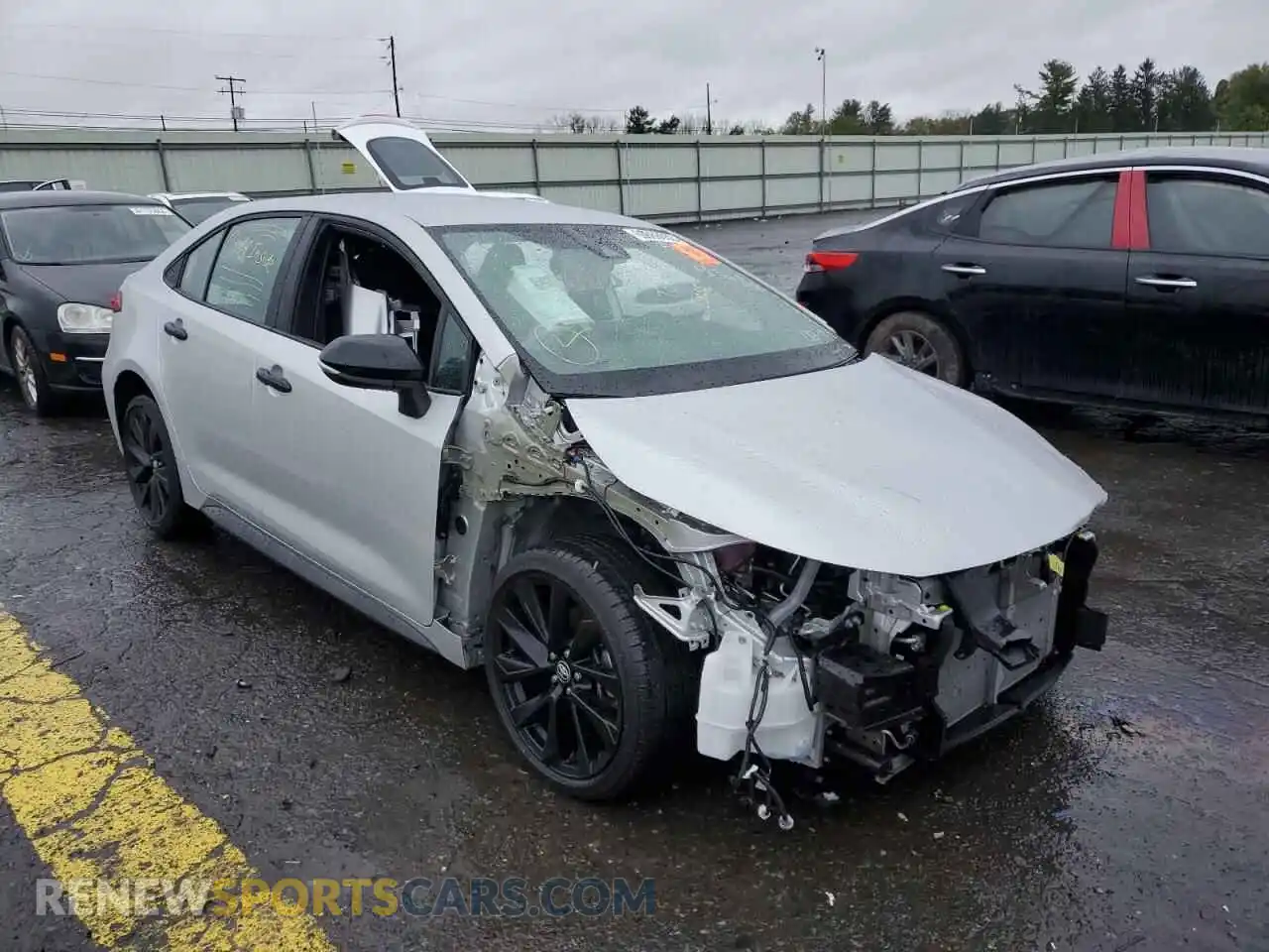 1 Photograph of a damaged car 5YFS4MCEXMP068393 TOYOTA COROLLA 2021