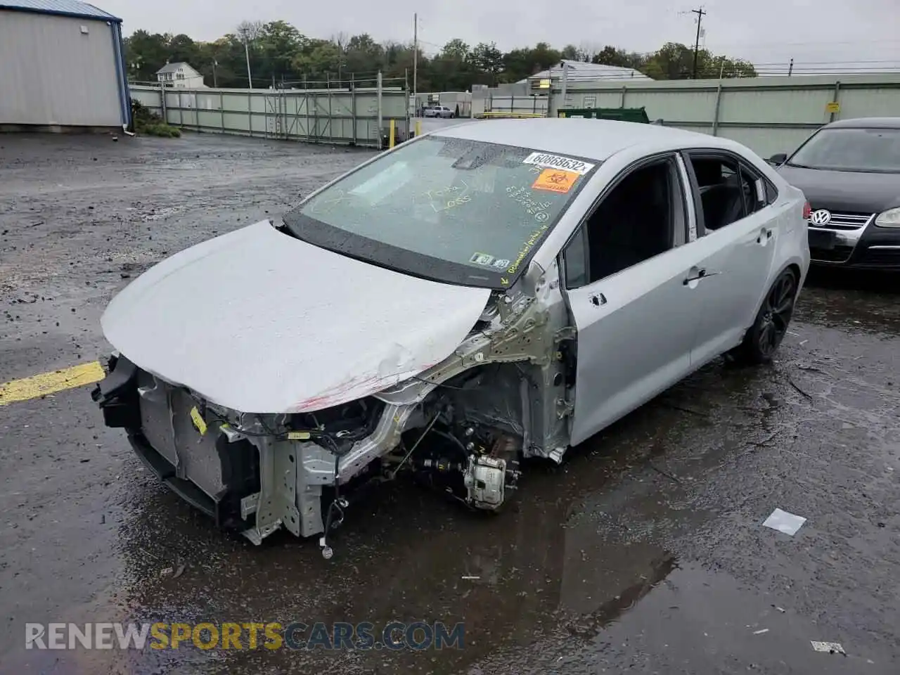 2 Photograph of a damaged car 5YFS4MCEXMP068393 TOYOTA COROLLA 2021