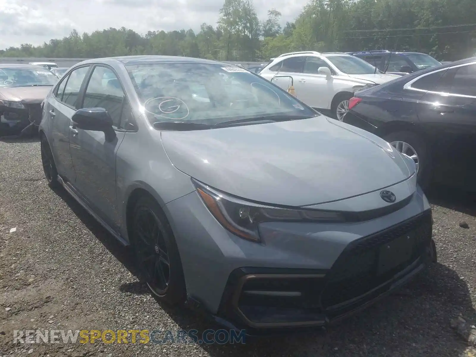 1 Photograph of a damaged car 5YFS4MCEXMP068510 TOYOTA COROLLA 2021
