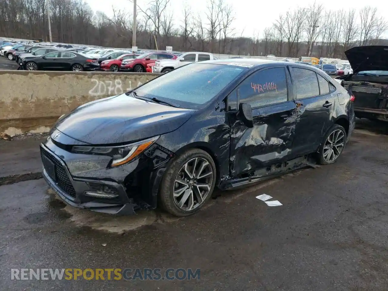1 Photograph of a damaged car 5YFS4MCEXMP070029 TOYOTA COROLLA 2021