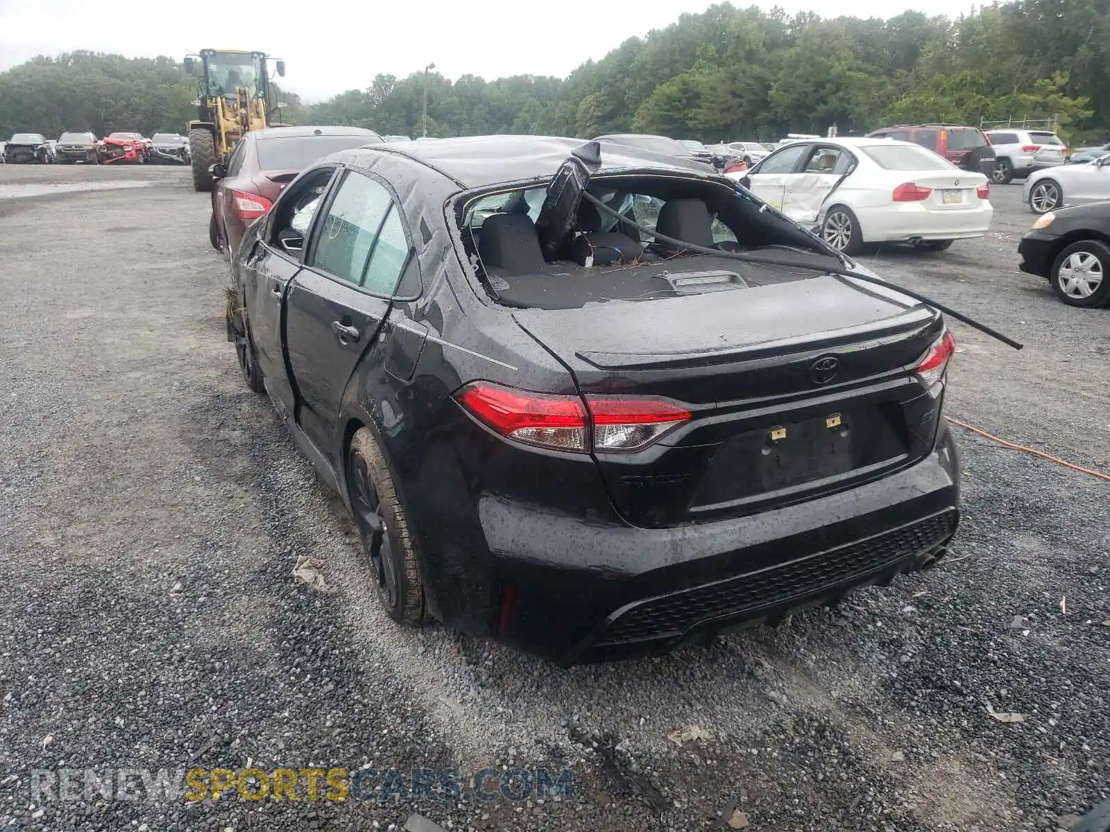 3 fotografías del automóvil dañado 5YFS4MCEXMP072444 TOYOTA COROLLA 2021