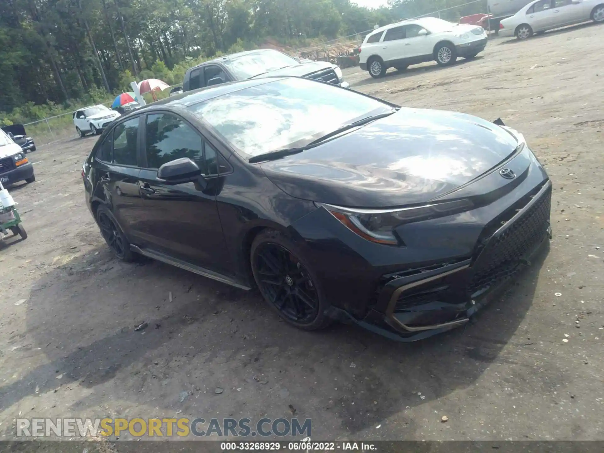 1 Photograph of a damaged car 5YFS4MCEXMP072542 TOYOTA COROLLA 2021