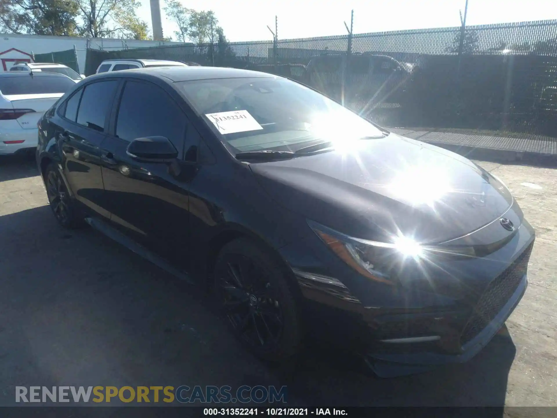 1 Photograph of a damaged car 5YFS4MCEXMP073660 TOYOTA COROLLA 2021