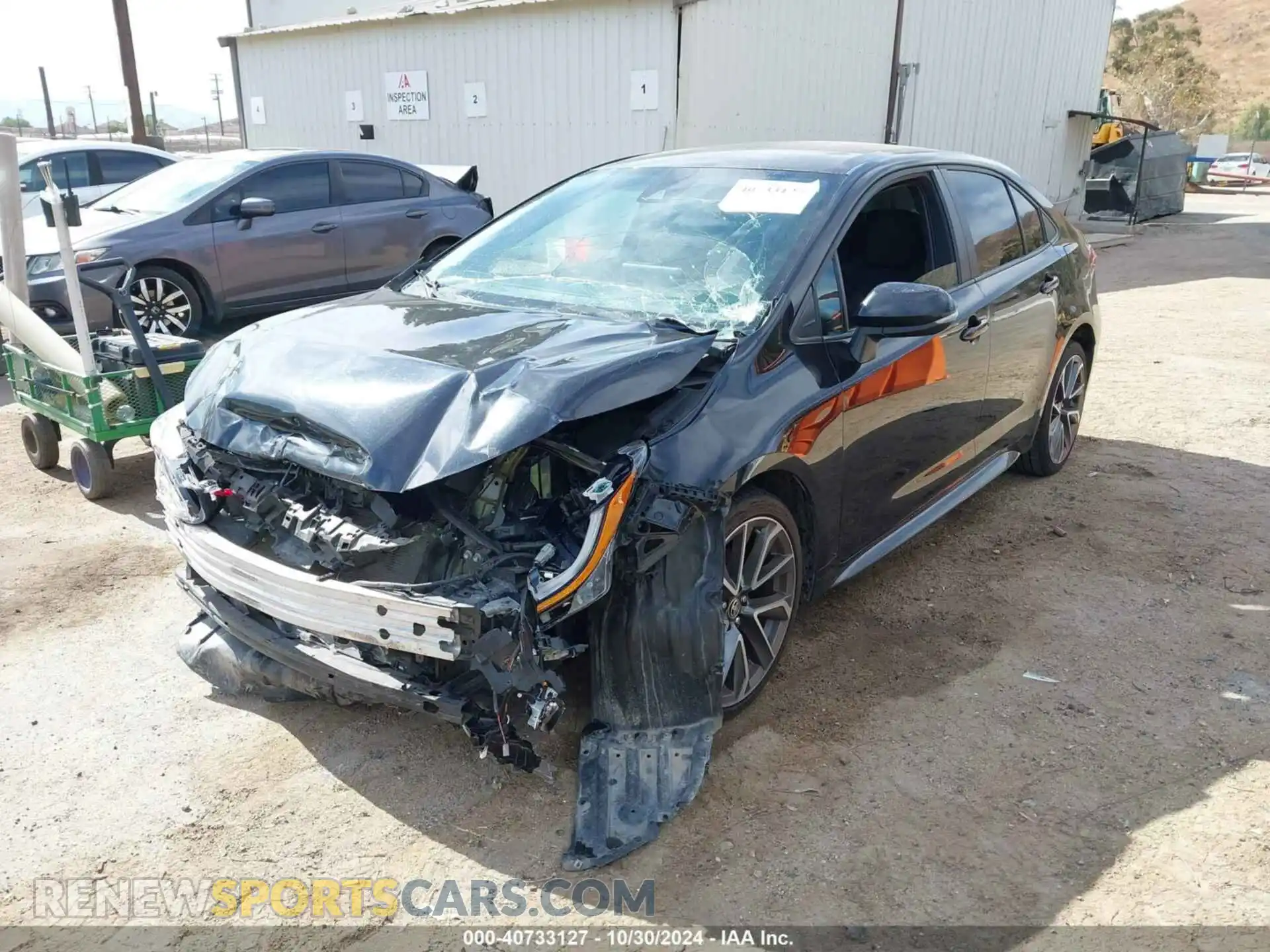 2 Фотография поврежденного автомобиля 5YFS4MCEXMP073786 TOYOTA COROLLA 2021