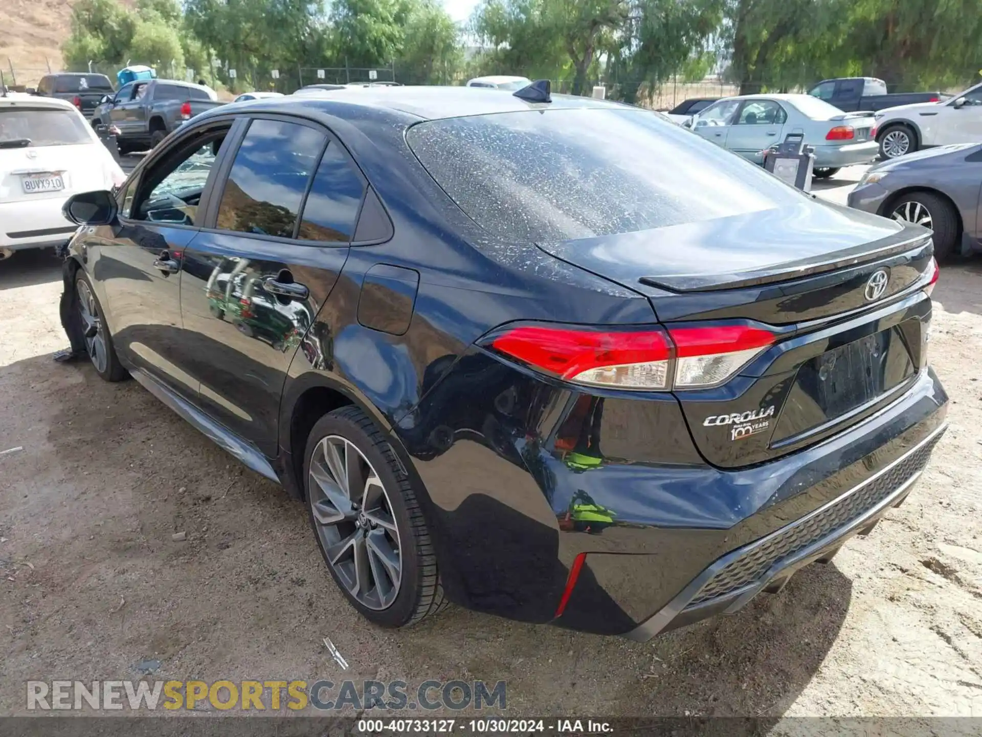 3 Фотография поврежденного автомобиля 5YFS4MCEXMP073786 TOYOTA COROLLA 2021