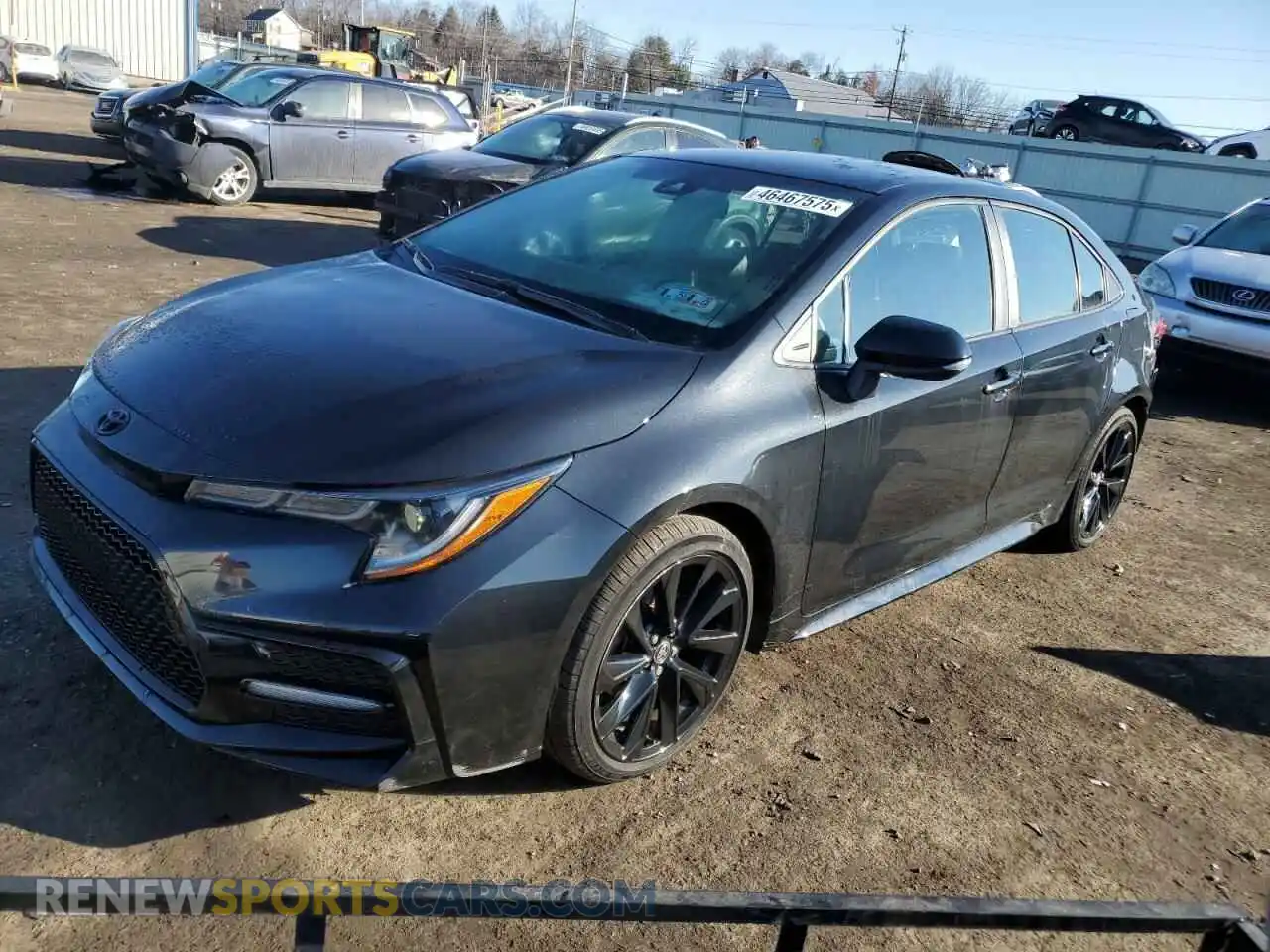 1 Фотография поврежденного автомобиля 5YFS4MCEXMP074713 TOYOTA COROLLA 2021
