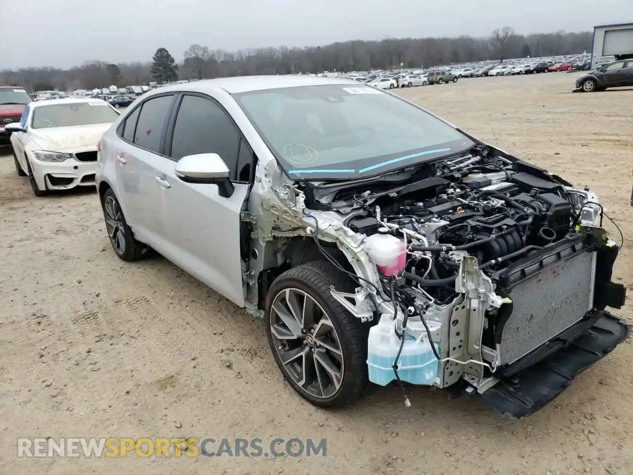1 Photograph of a damaged car 5YFS4MCEXMP075540 TOYOTA COROLLA 2021