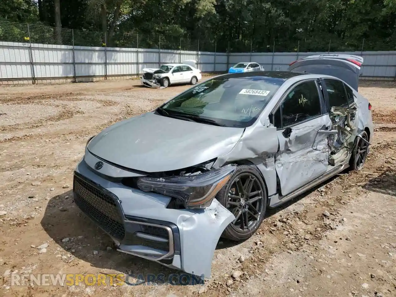 2 Photograph of a damaged car 5YFS4MCEXMP078938 TOYOTA COROLLA 2021
