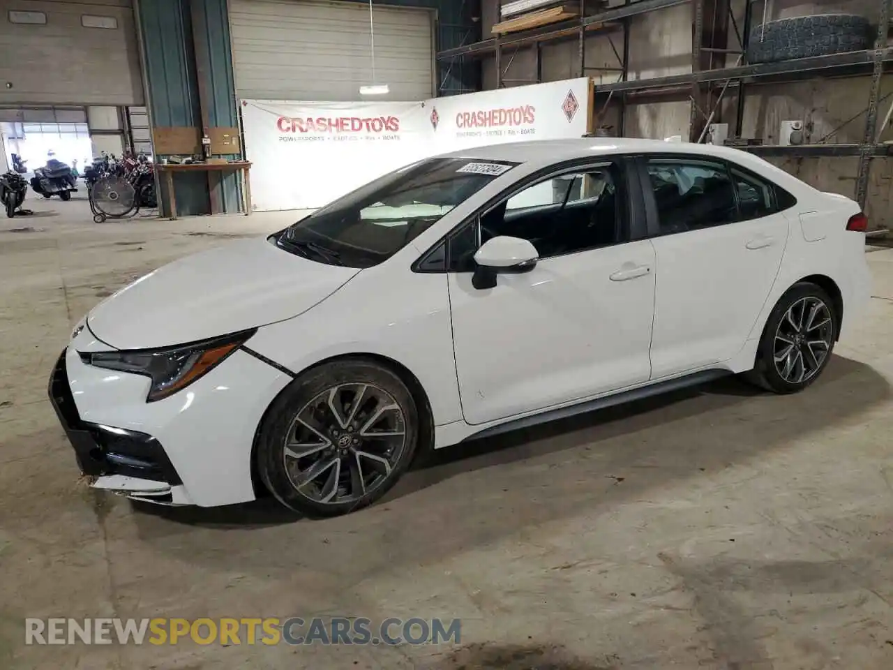 1 Photograph of a damaged car 5YFS4MCEXMP079216 TOYOTA COROLLA 2021
