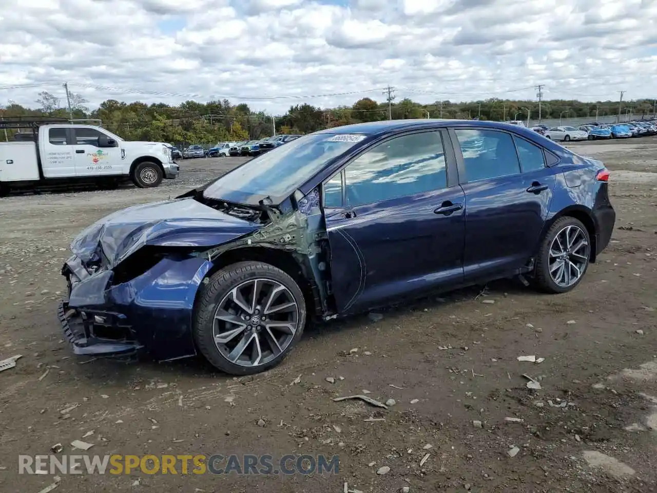 1 Photograph of a damaged car 5YFS4MCEXMP079846 TOYOTA COROLLA 2021