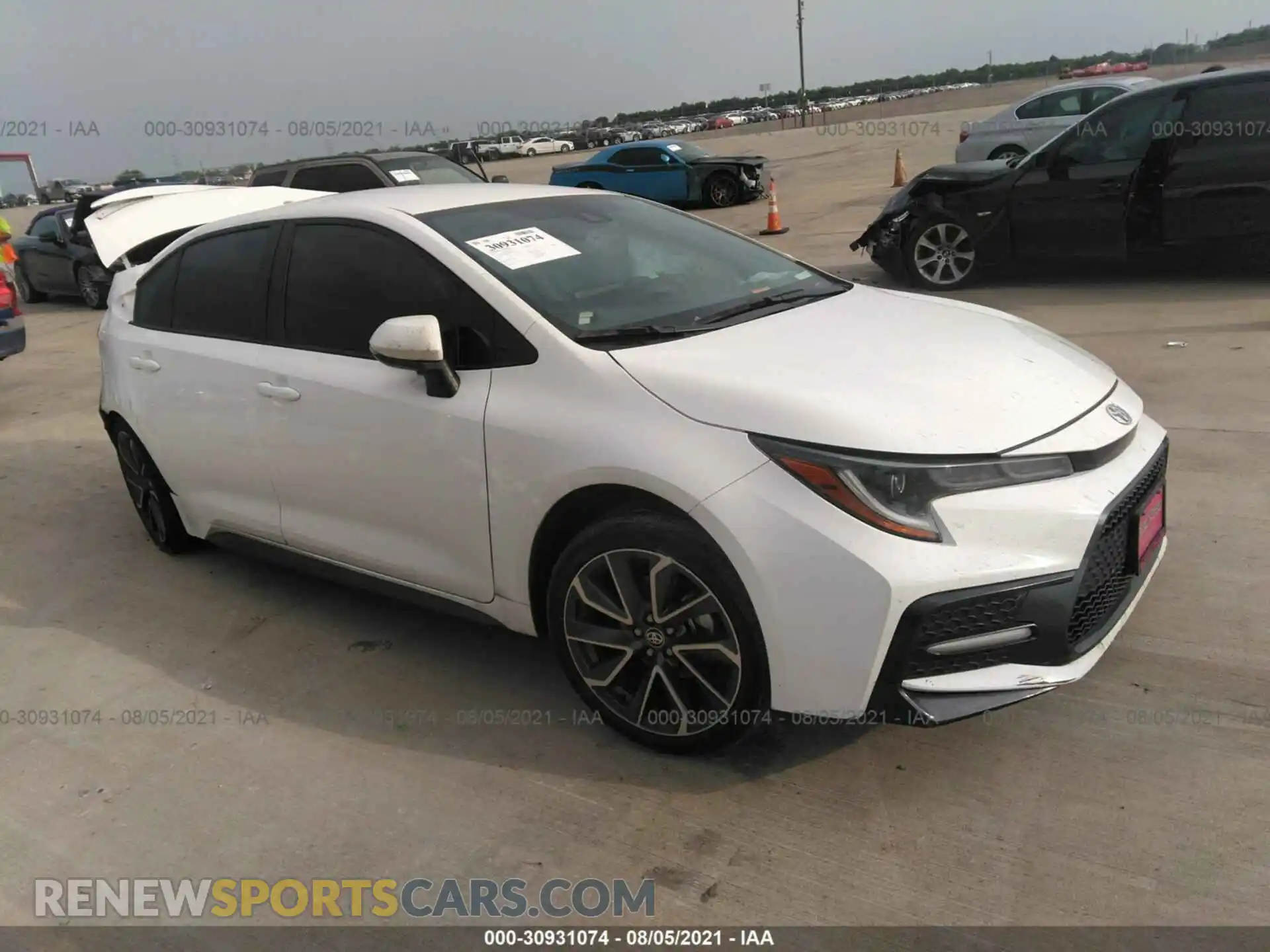 1 Photograph of a damaged car 5YFS4MCEXMP084495 TOYOTA COROLLA 2021