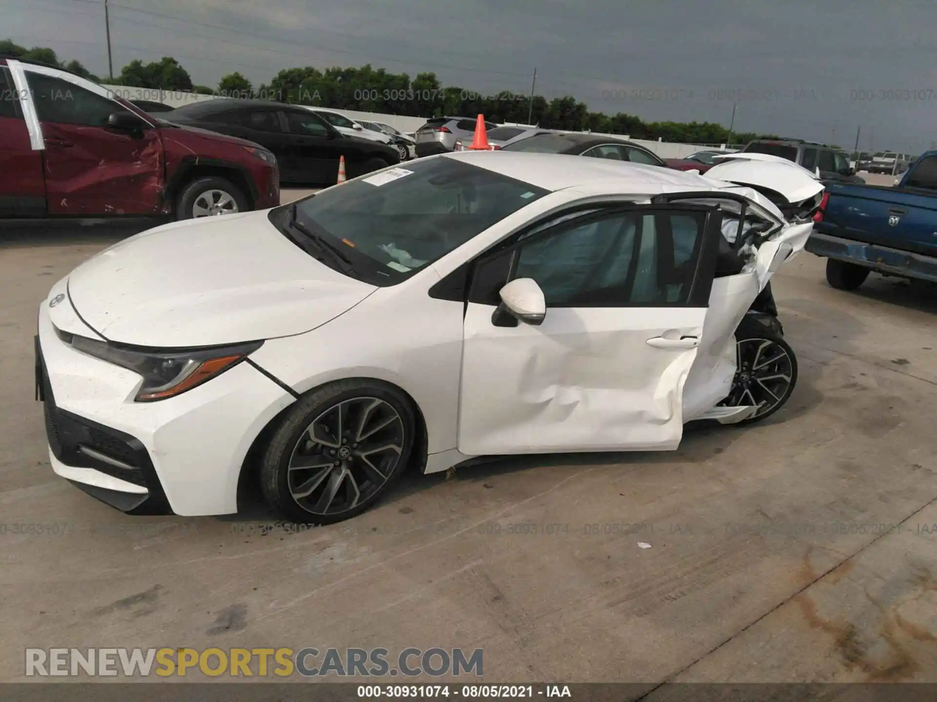 2 Photograph of a damaged car 5YFS4MCEXMP084495 TOYOTA COROLLA 2021