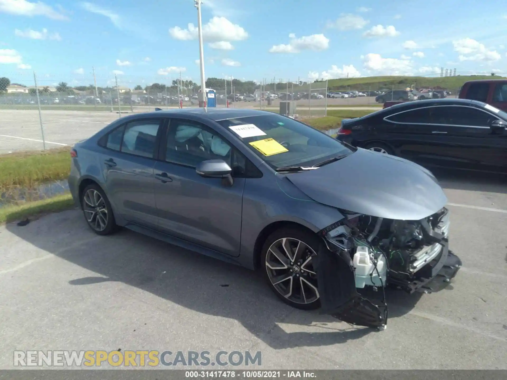 1 Photograph of a damaged car 5YFS4MCEXMP089325 TOYOTA COROLLA 2021