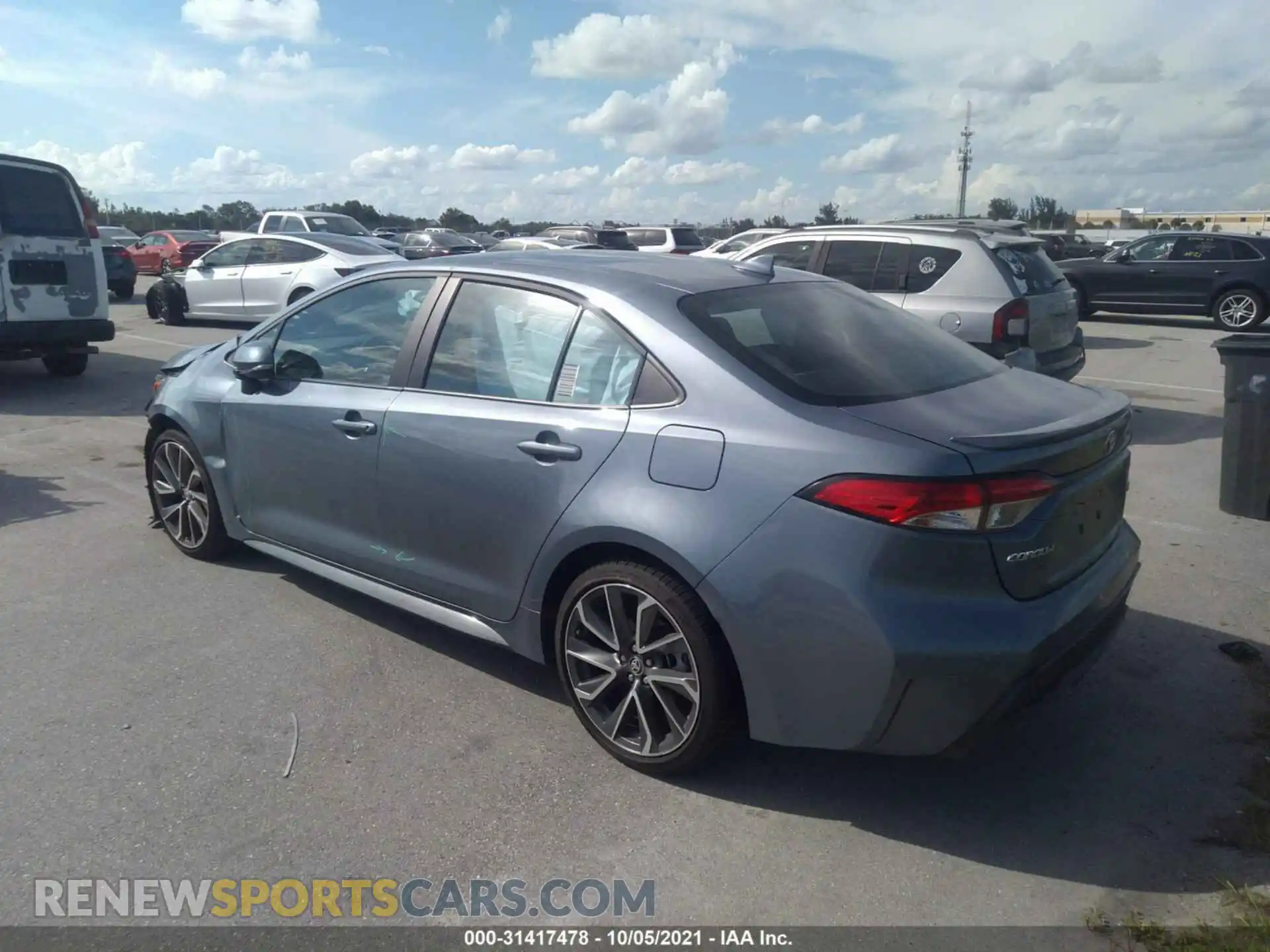 3 Photograph of a damaged car 5YFS4MCEXMP089325 TOYOTA COROLLA 2021
