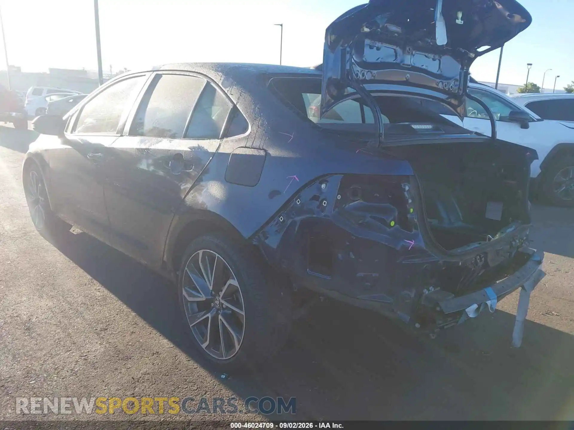 3 Photograph of a damaged car 5YFS4MCEXMP093682 TOYOTA COROLLA 2021