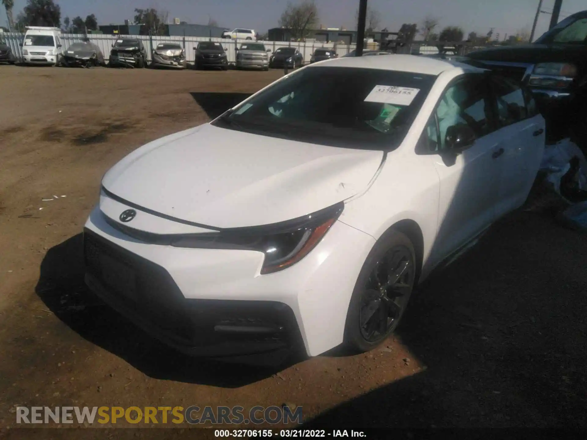 2 Photograph of a damaged car 5YFS4MCEXMP094010 TOYOTA COROLLA 2021
