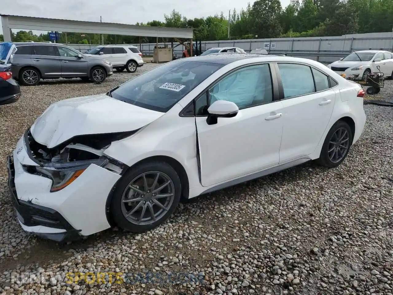 1 Photograph of a damaged car 5YFT4MCE0MP095560 TOYOTA COROLLA 2021